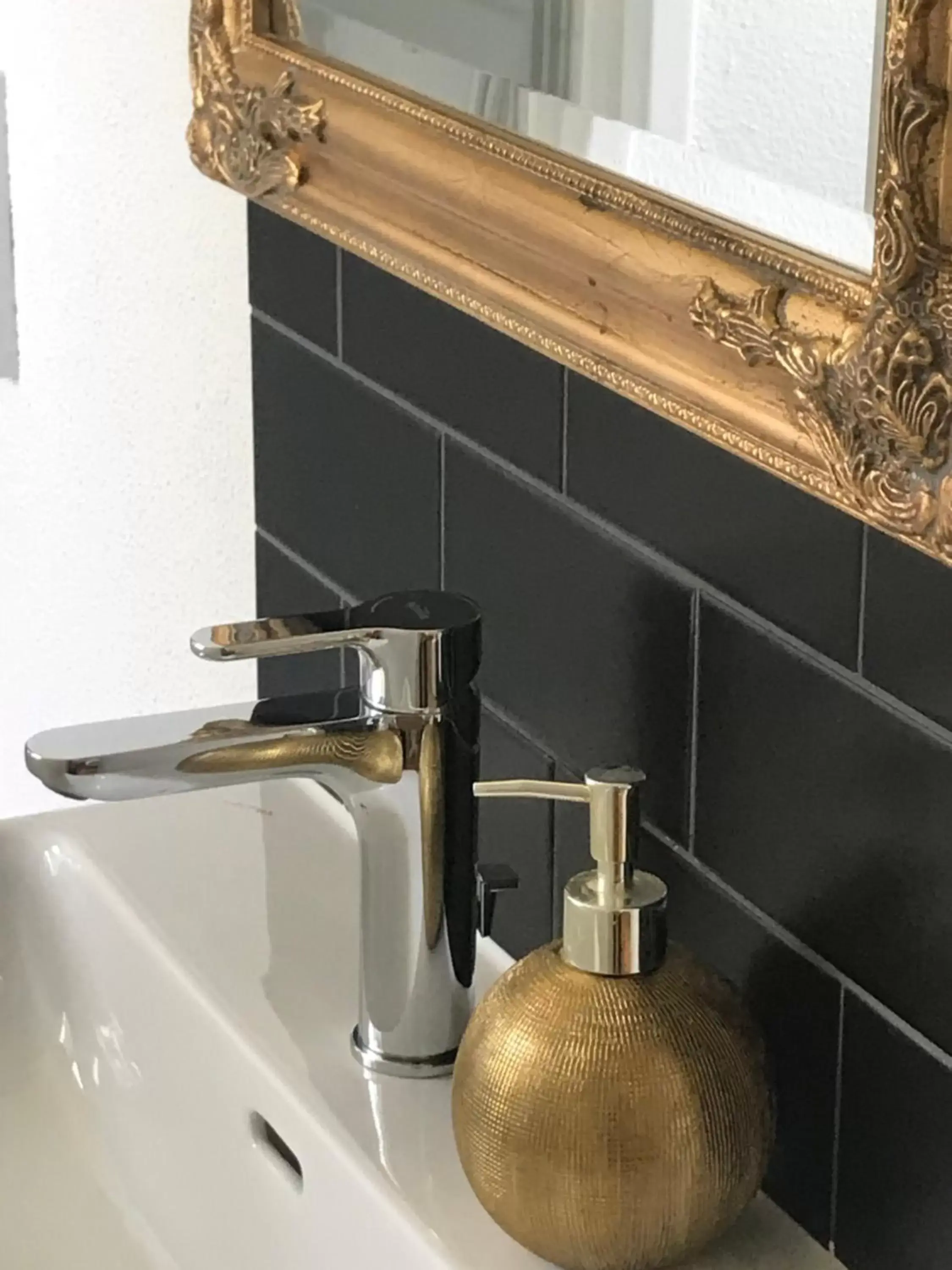 Decorative detail, Bathroom in The Bed + Breakfast