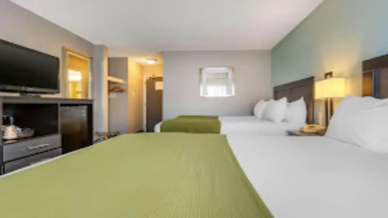 Bed in Quality Inn & Suites Toronto West 401-Dixie
