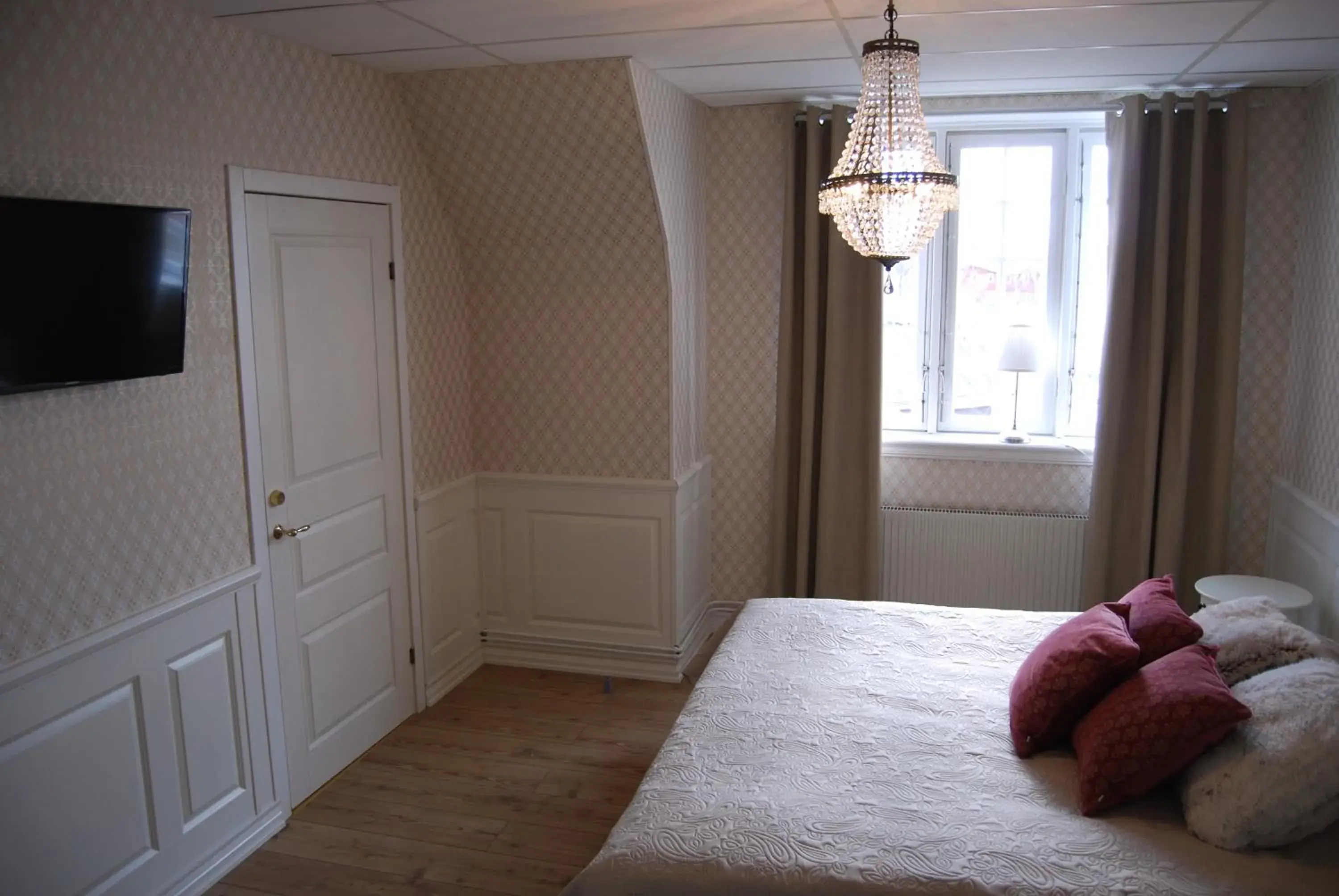 Bedroom, Bed in Halmstad Hotell & Vandrarhem Kaptenshamn