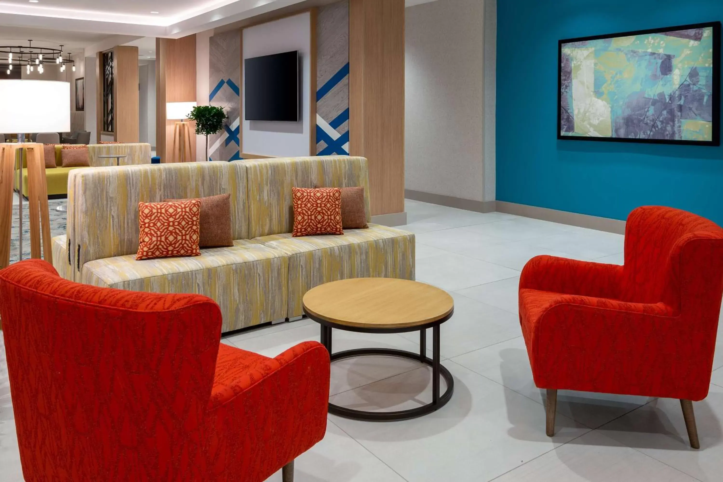 Lobby or reception in Hilton Garden Inn Panama City Airport, Fl Lobby or reception in Hilton Garden Inn Panama City Airport, Fl