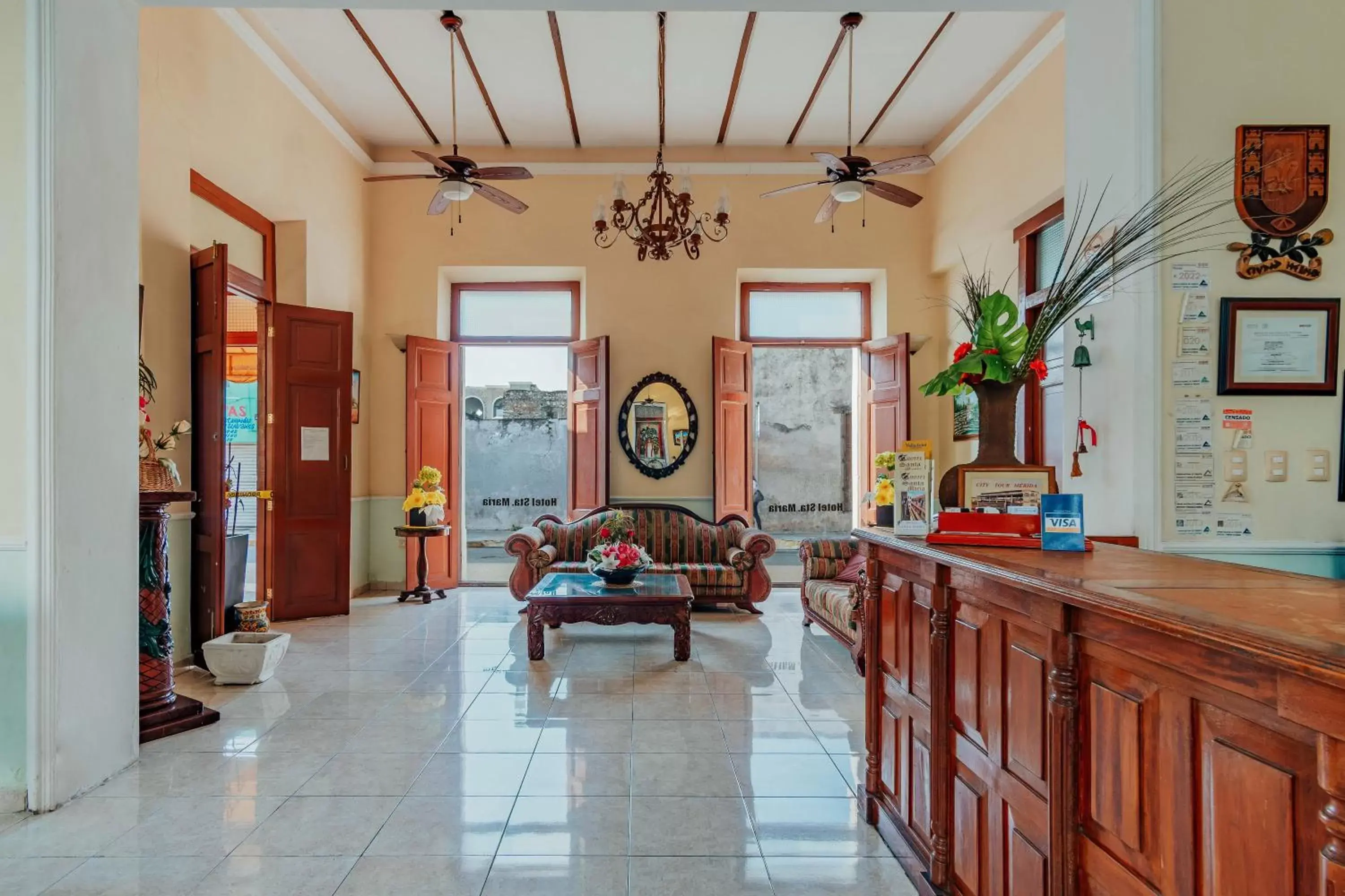 Property building, Lobby/Reception in Hotel Santa María Mérida