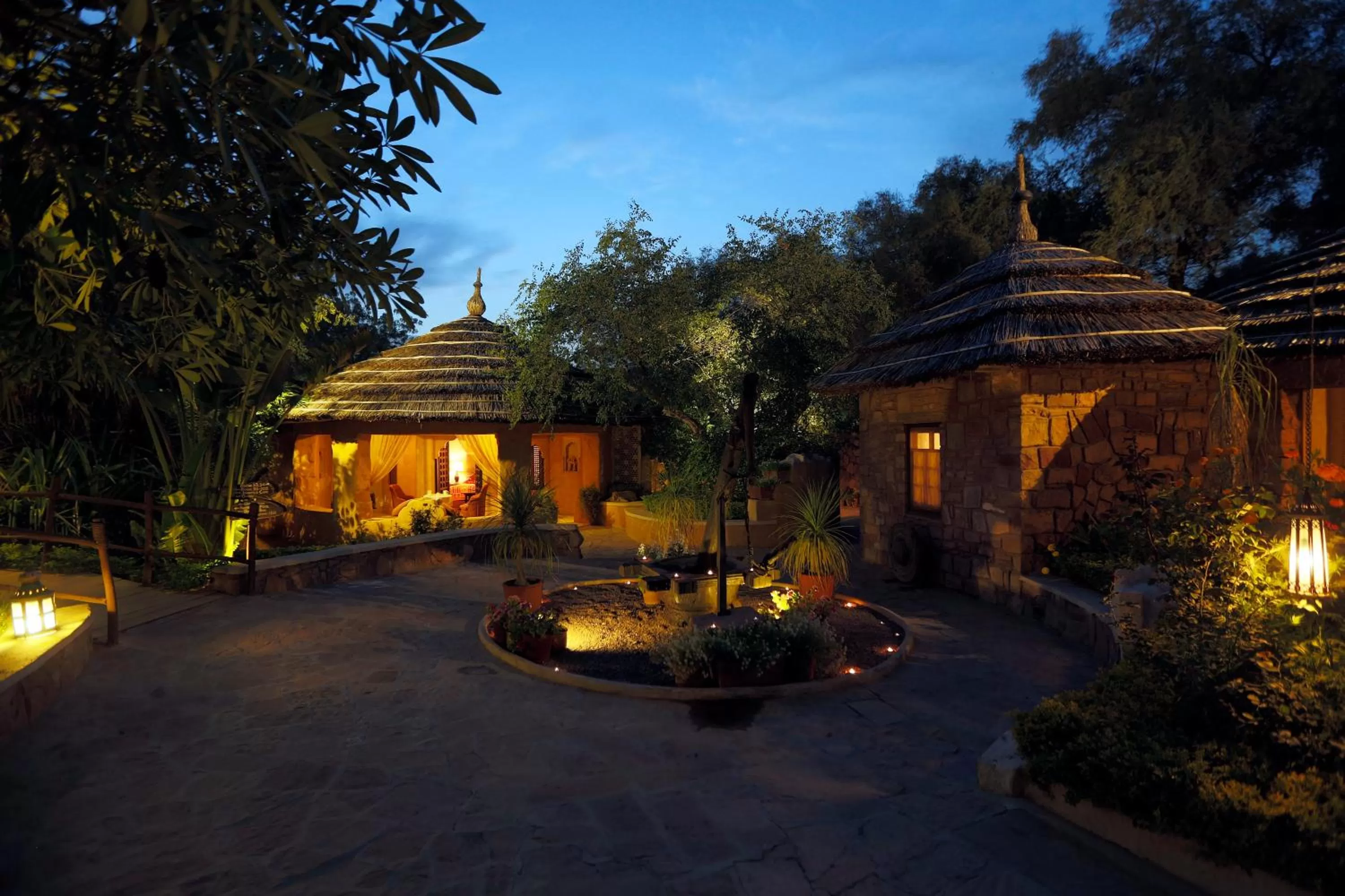 Garden in Ajit Bhawan - A Palace Resort