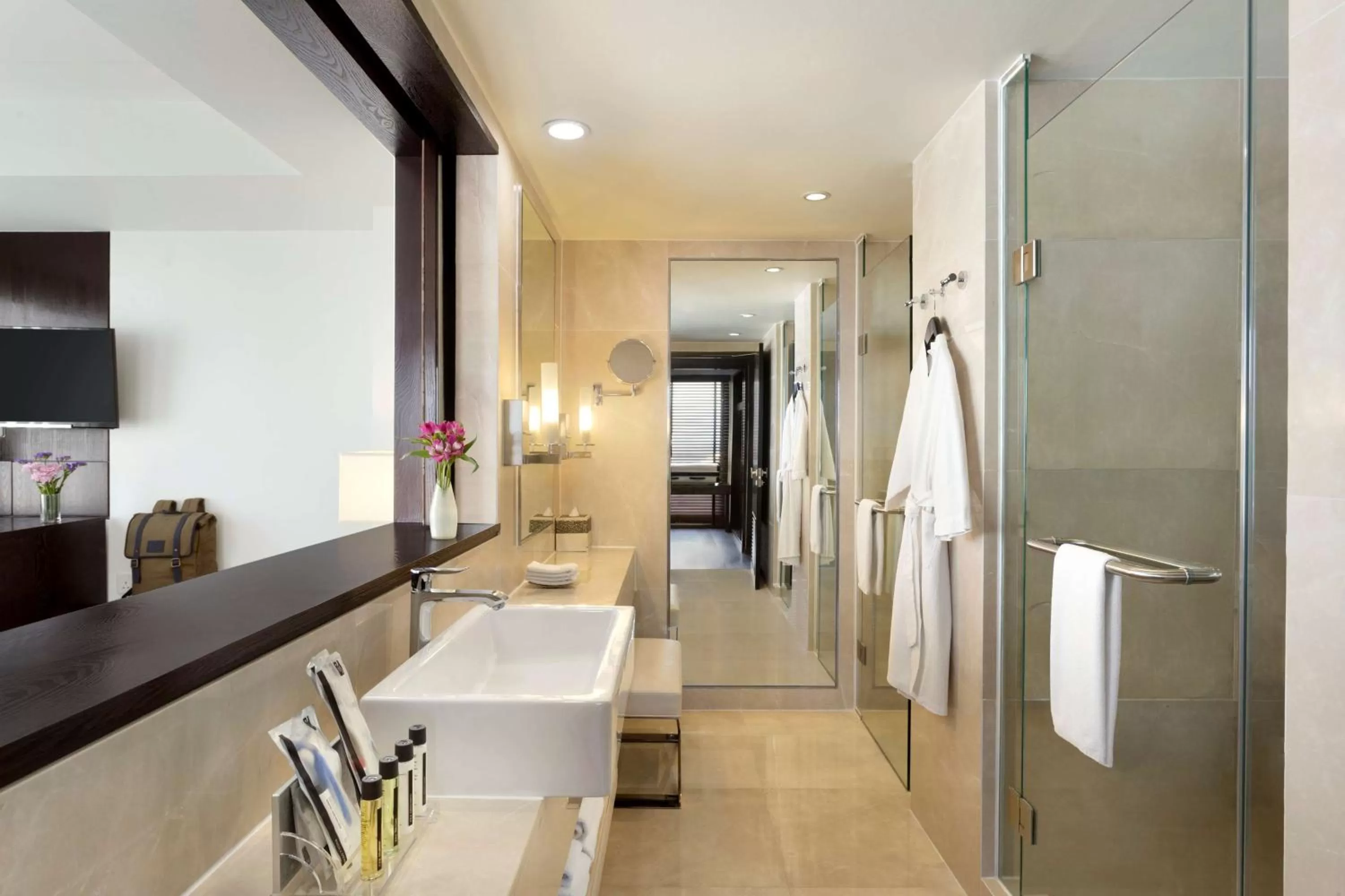 Bathroom in Jen Maldives Male by Shangri-La