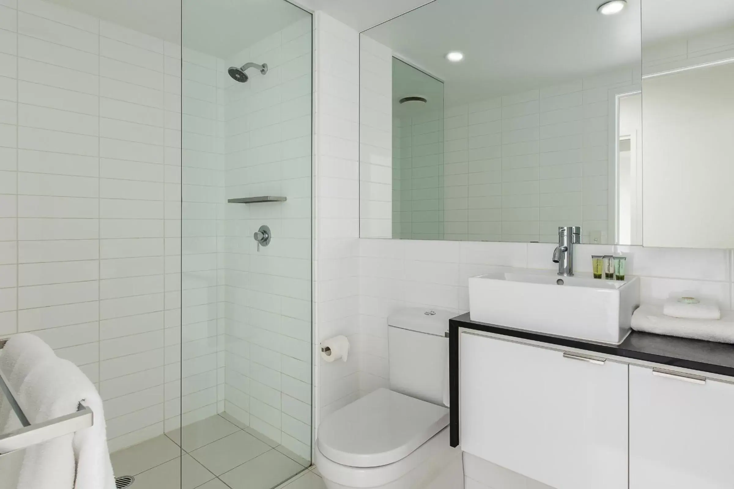 Bathroom in Code Apartments