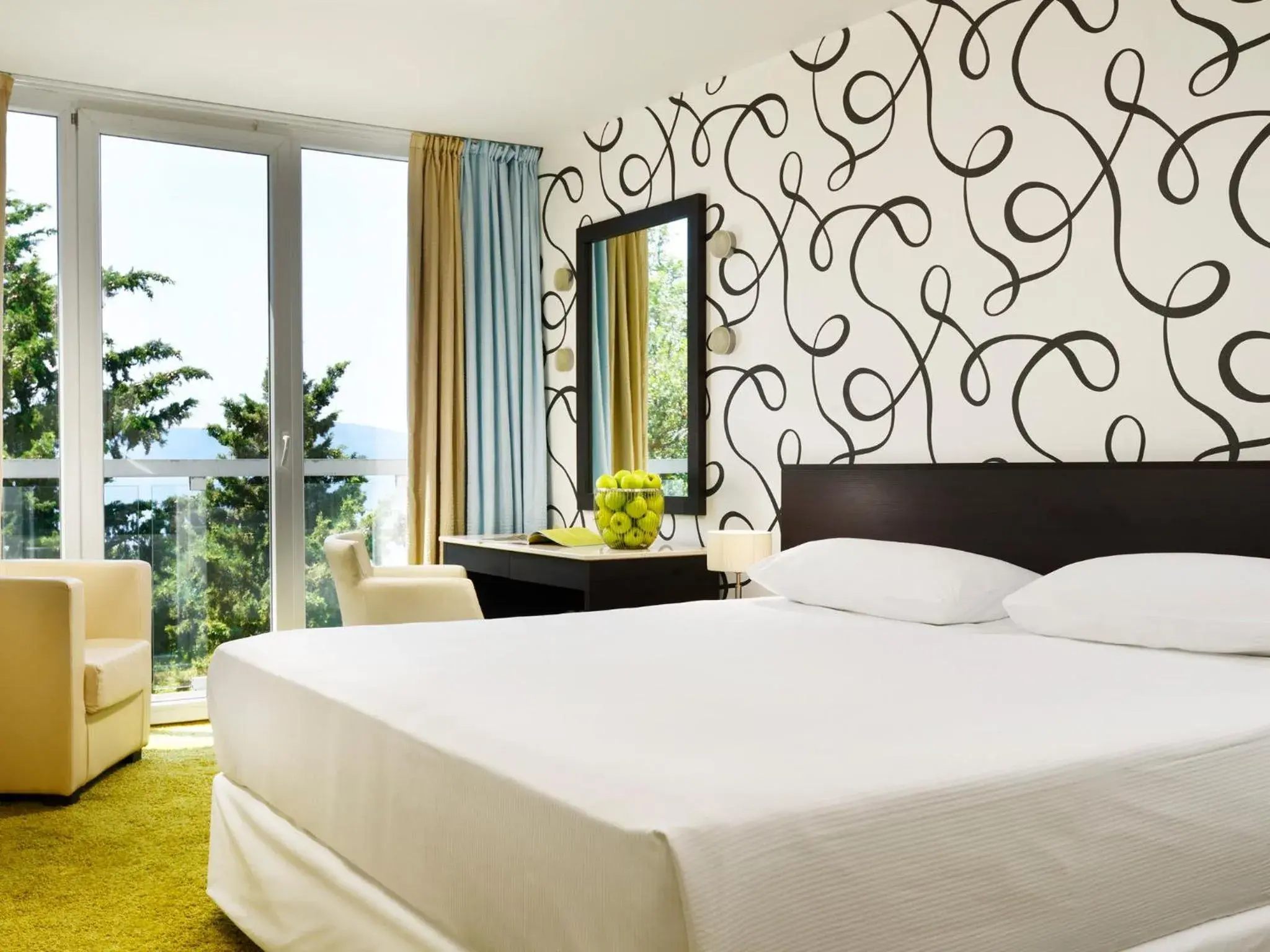 Bed in Wyndham Grand Novi Vinodolski Resort