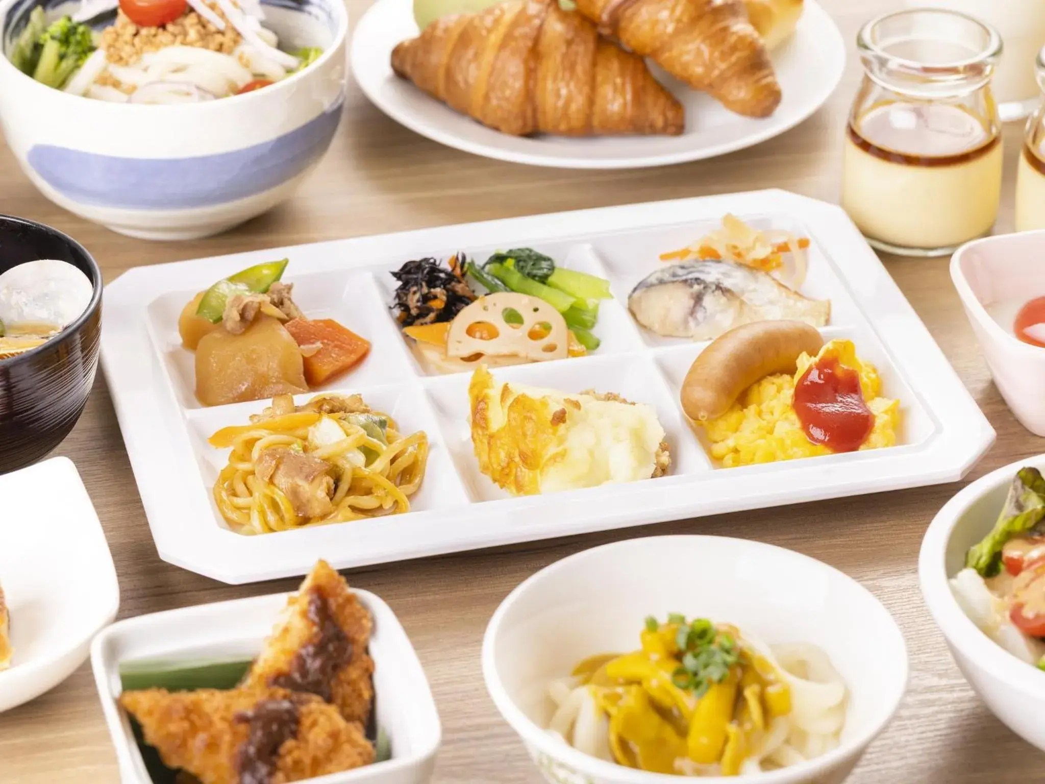 Breakfast, Food in Hotel Wing International Nagoya