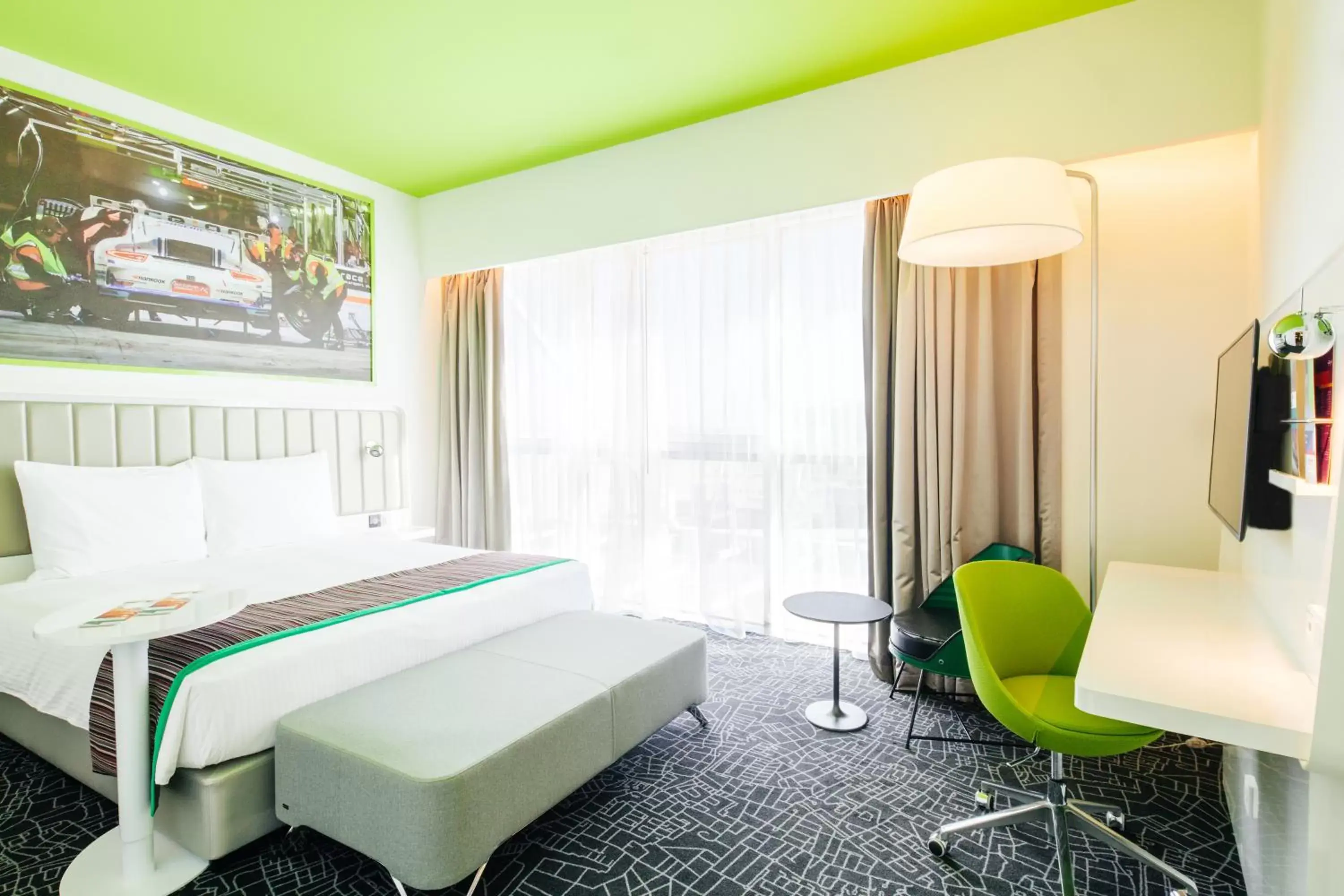 Bedroom, Bed in Park Inn by Radisson Dubai Motor City
