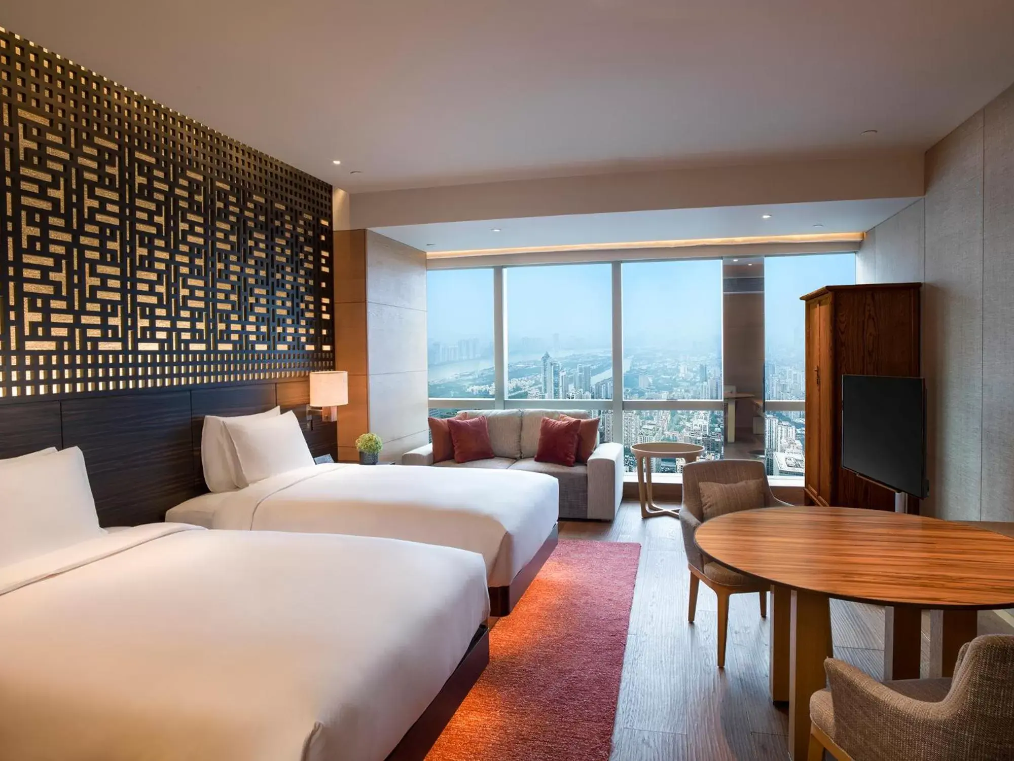 Bedroom in Park Hyatt Guangzhou - Free Shuttle Bus To Canton Fair Complex During Canton Fair Period