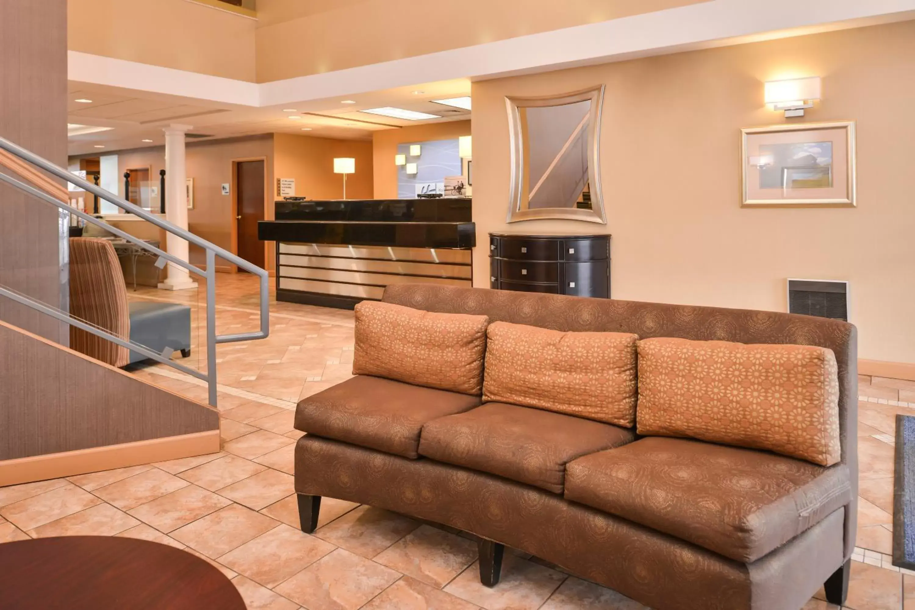 Property building, Lobby/Reception in Holiday Inn Express Lewisburg - New Columbia, an IHG Hotel