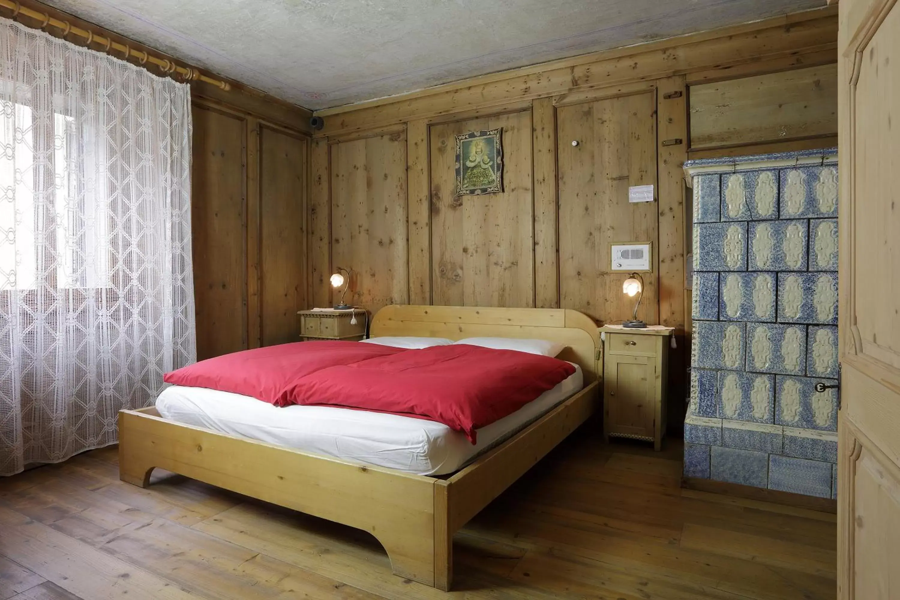 Decorative detail, Bed in Hotel La Stua