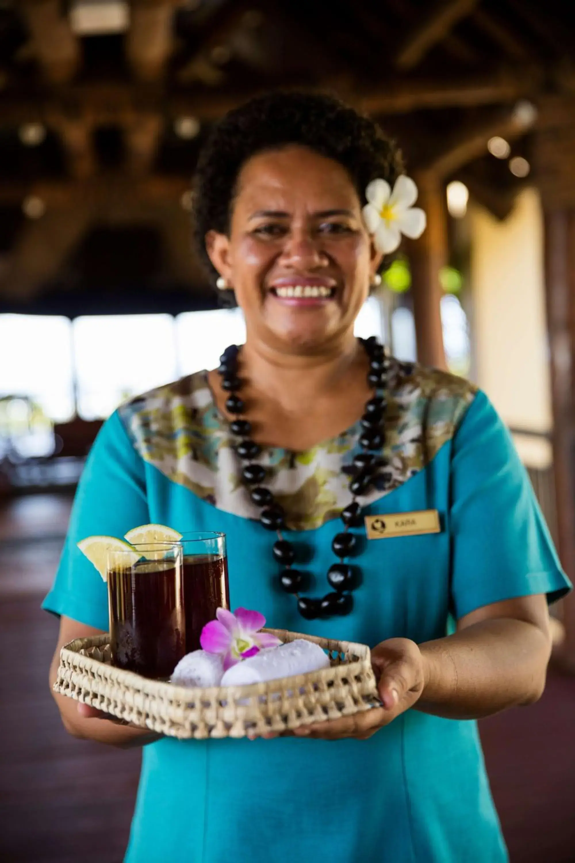 Lobby or reception in Outrigger Fiji Beach Resort