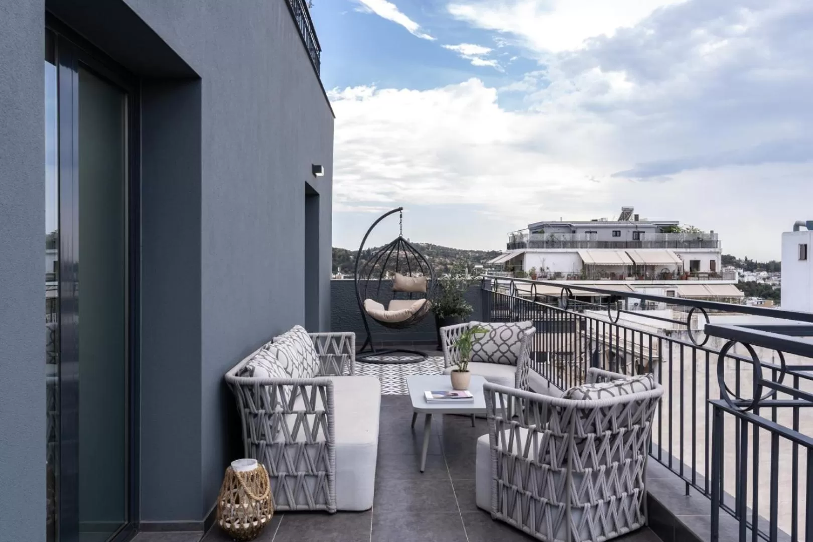 Balcony/Terrace in Play Theatrou Athens a member of Brown Hotels