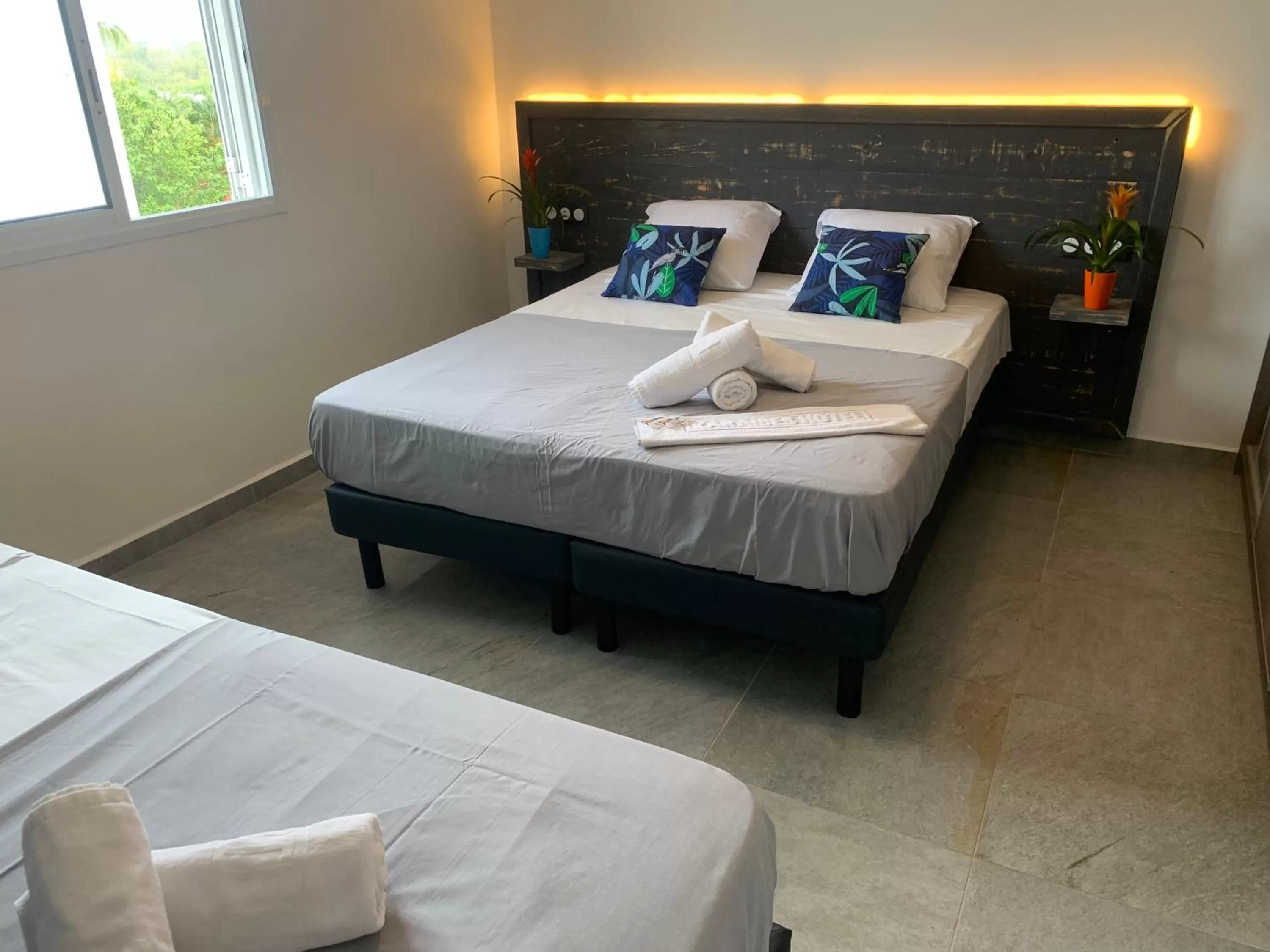 Bed in Karaibes Residence