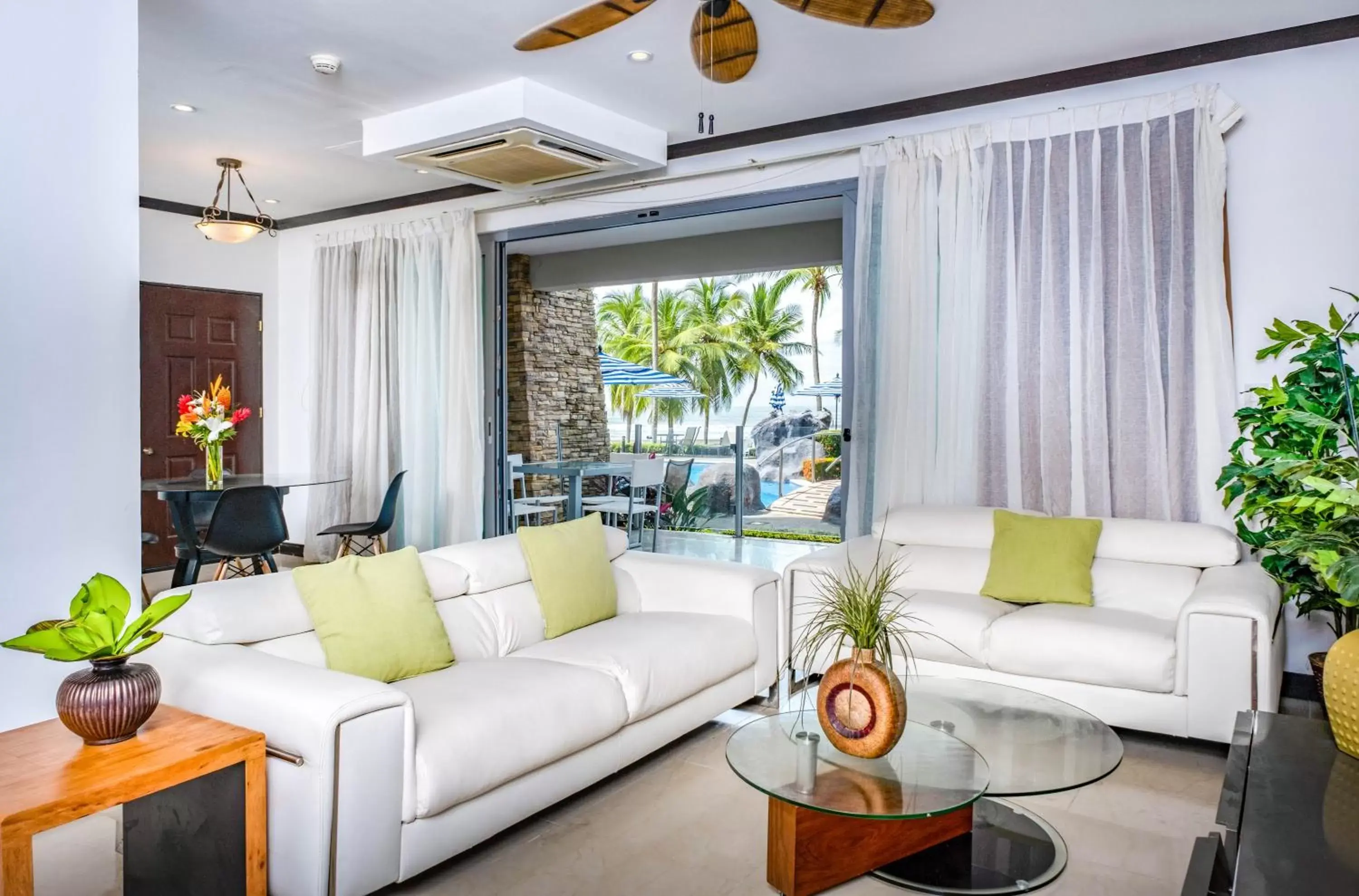 Seating Area in Best in Jaco Condos at Diamante del Sol