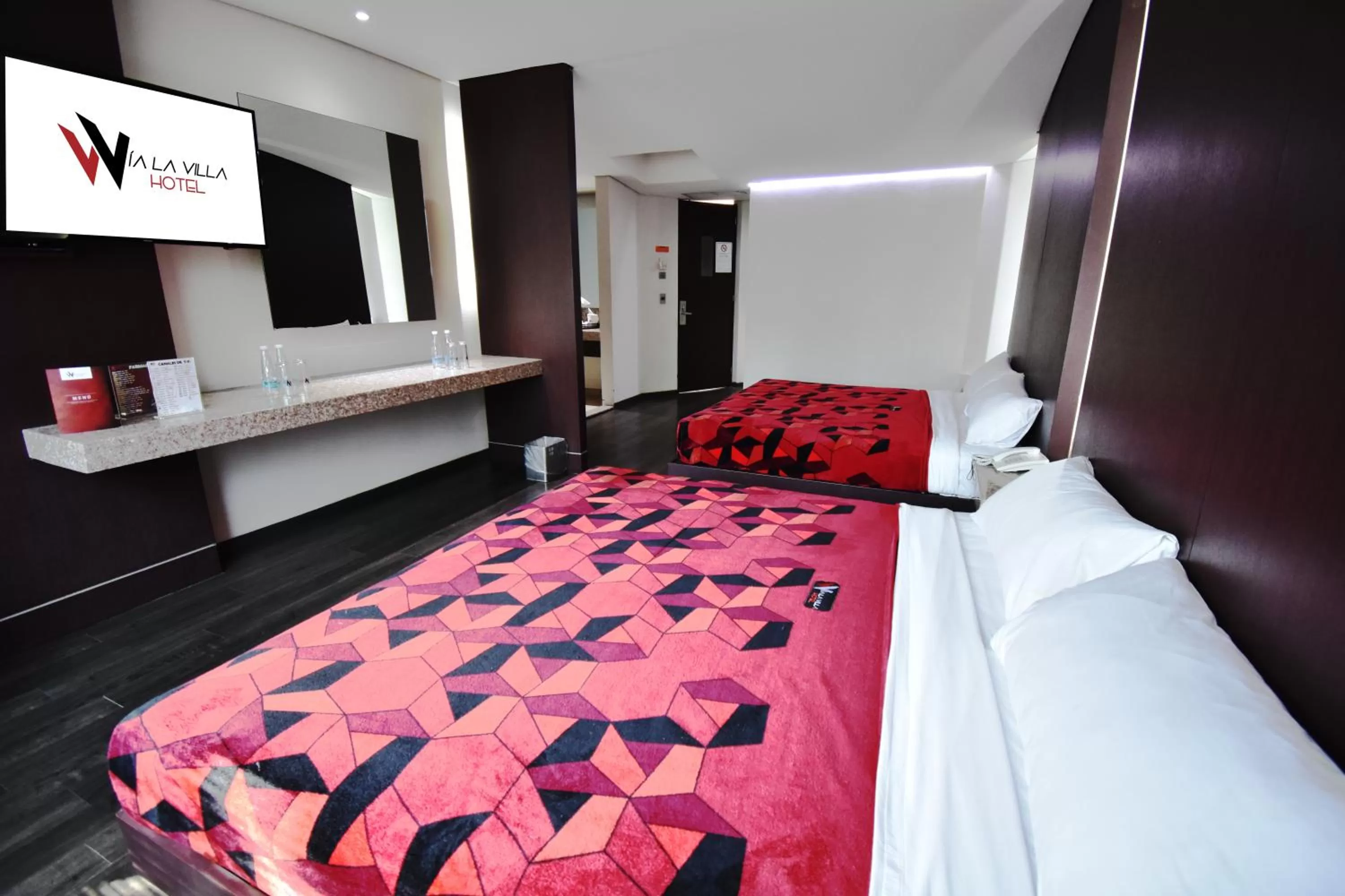 Bed in Hotel Via La Villa