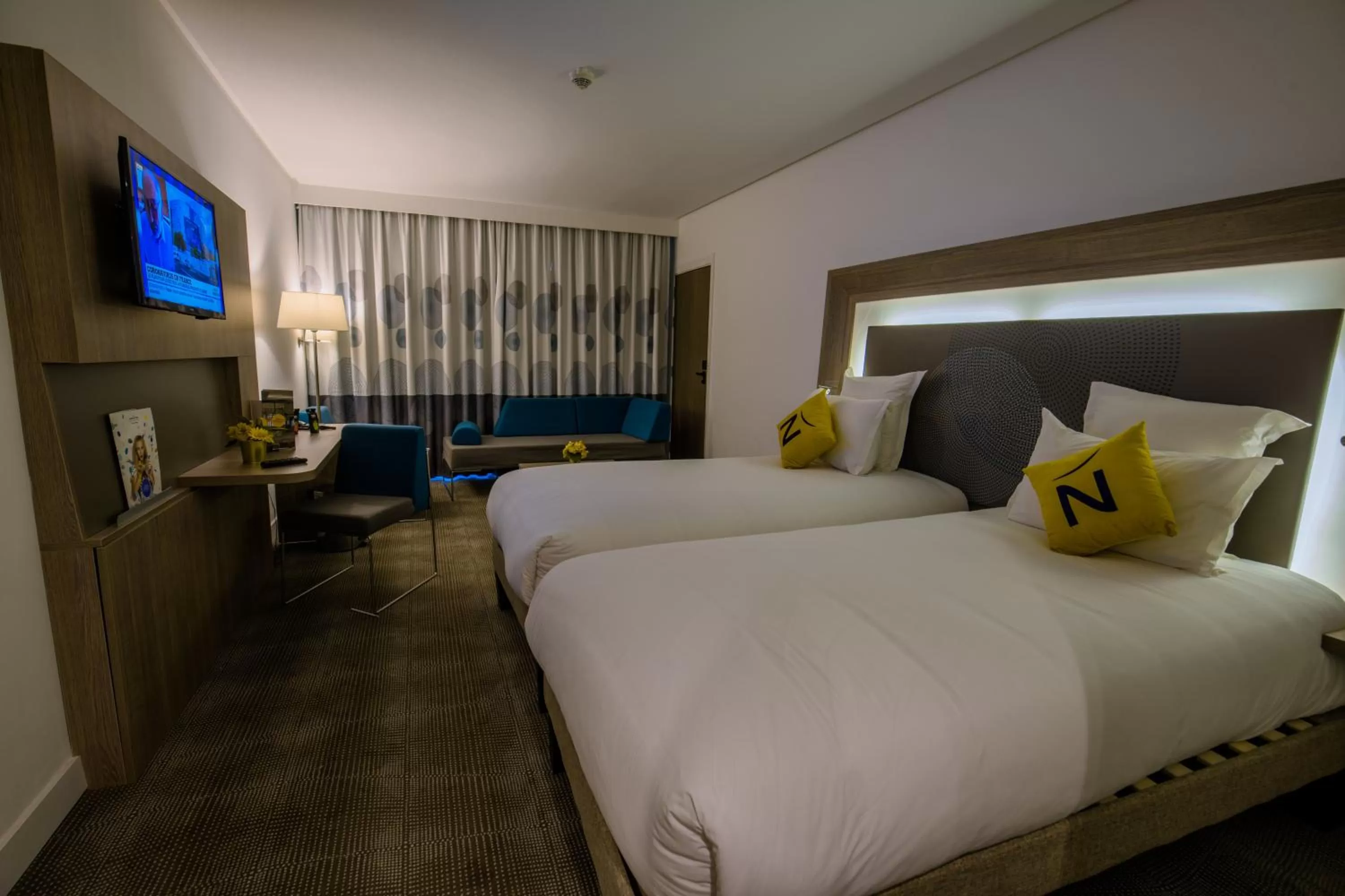 Bed in Novotel Mohammedia