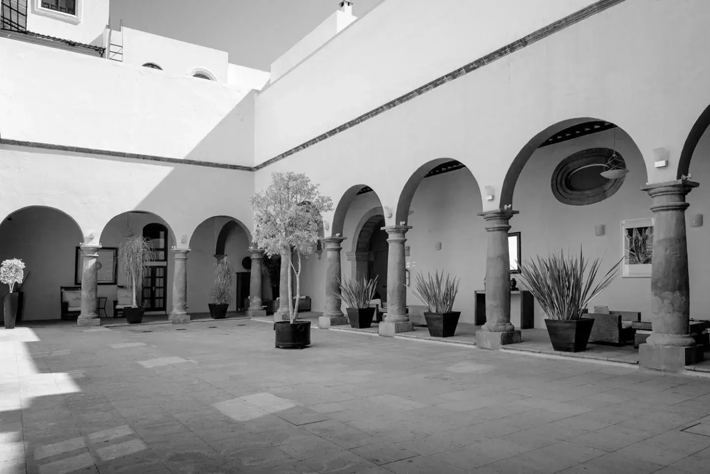 Patio in Hotel La Morada