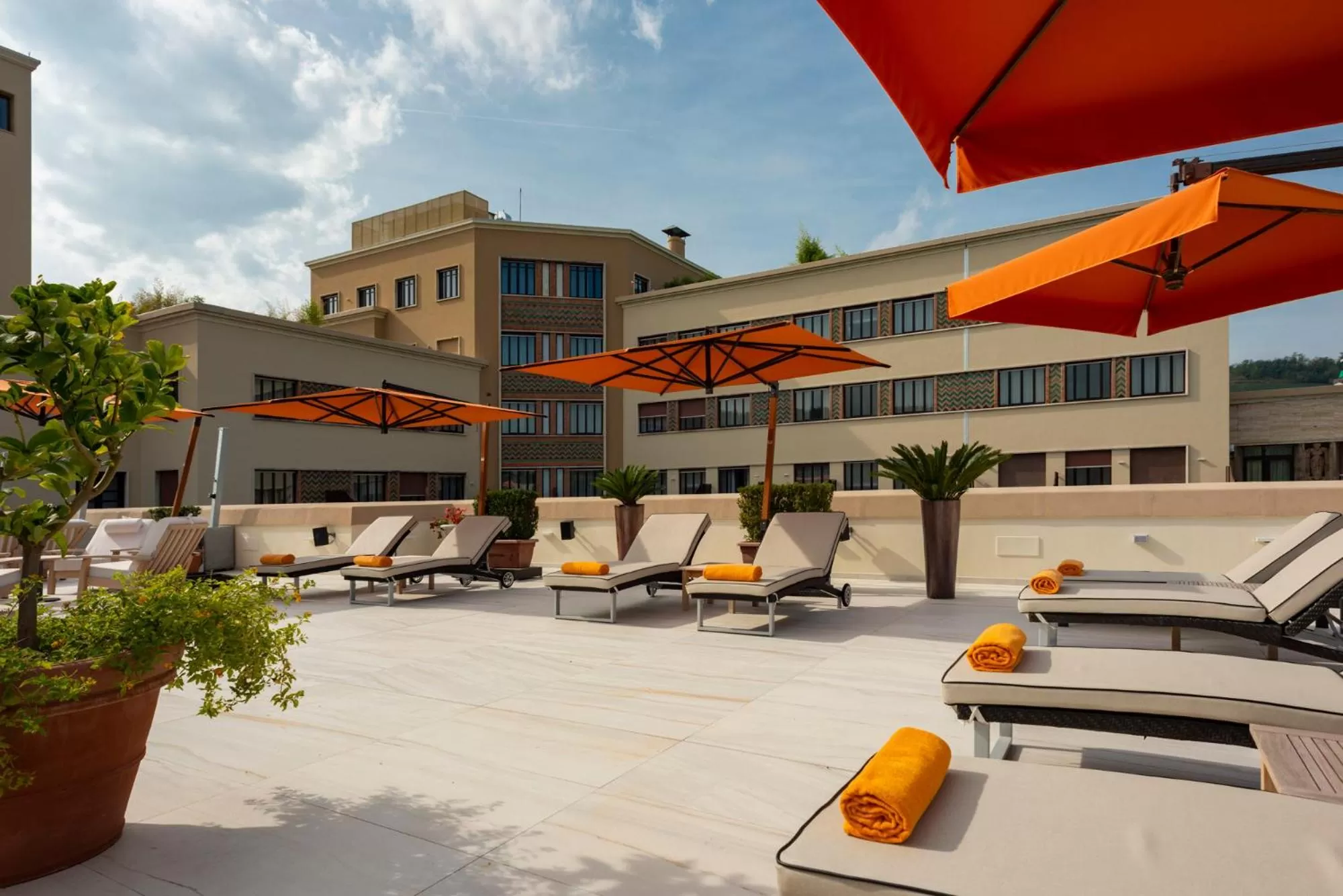 Balcony/Terrace in Grand Hotel Castrocaro Longlife Formula