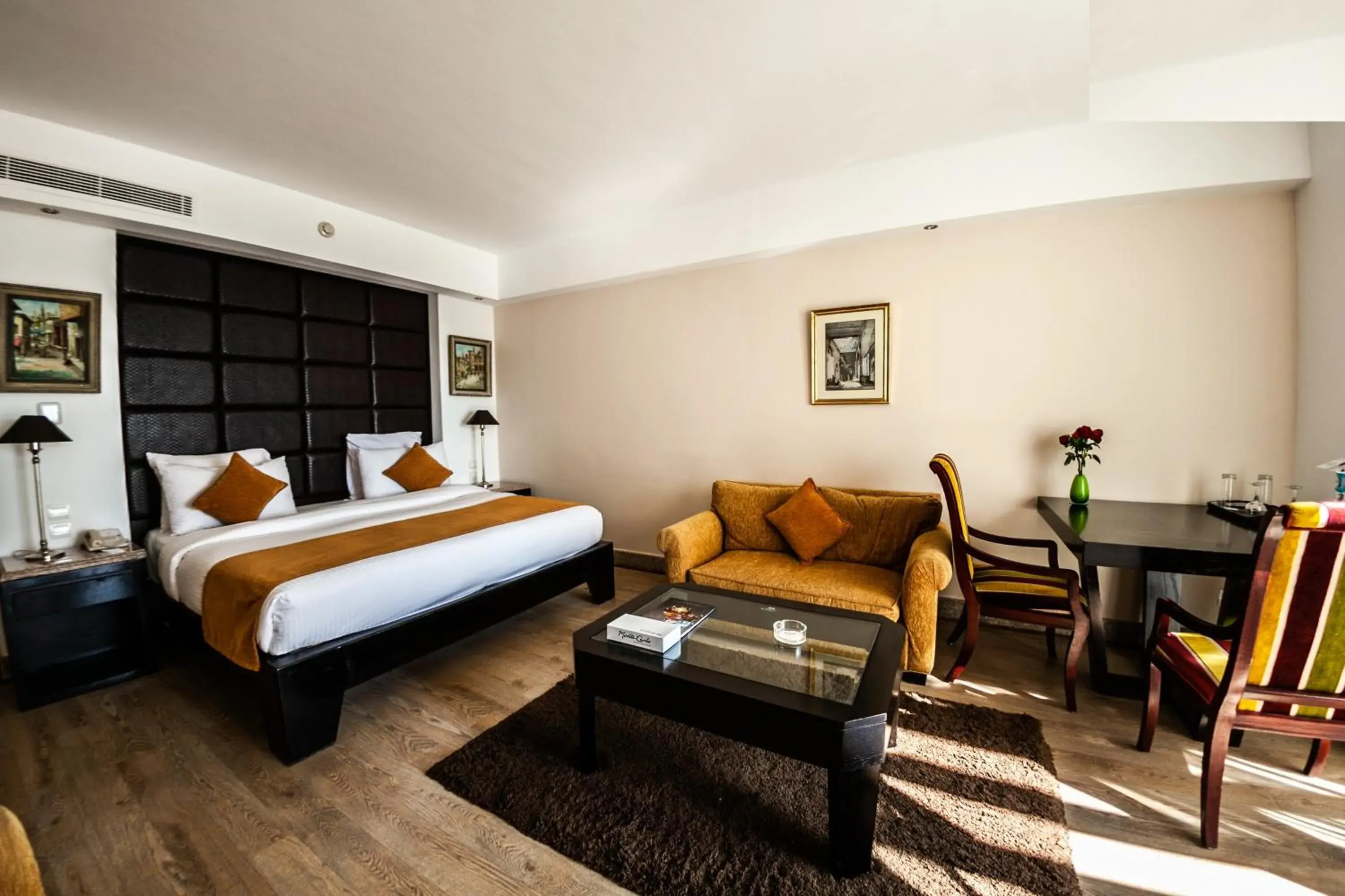 Bed in Royal Monte Carlo Sharm Villas & Suites