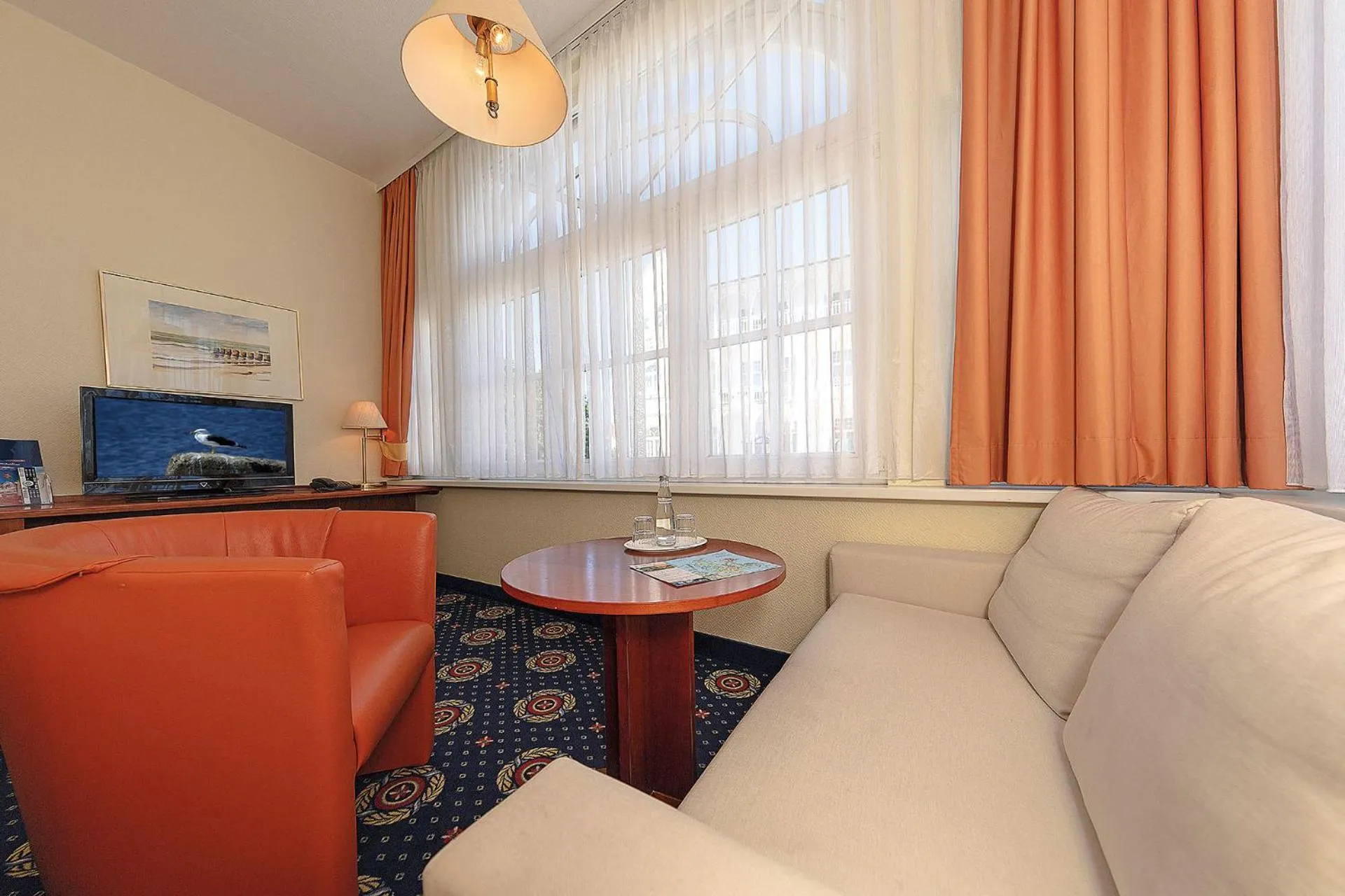 Living room in Hotel Deutsche Flagge