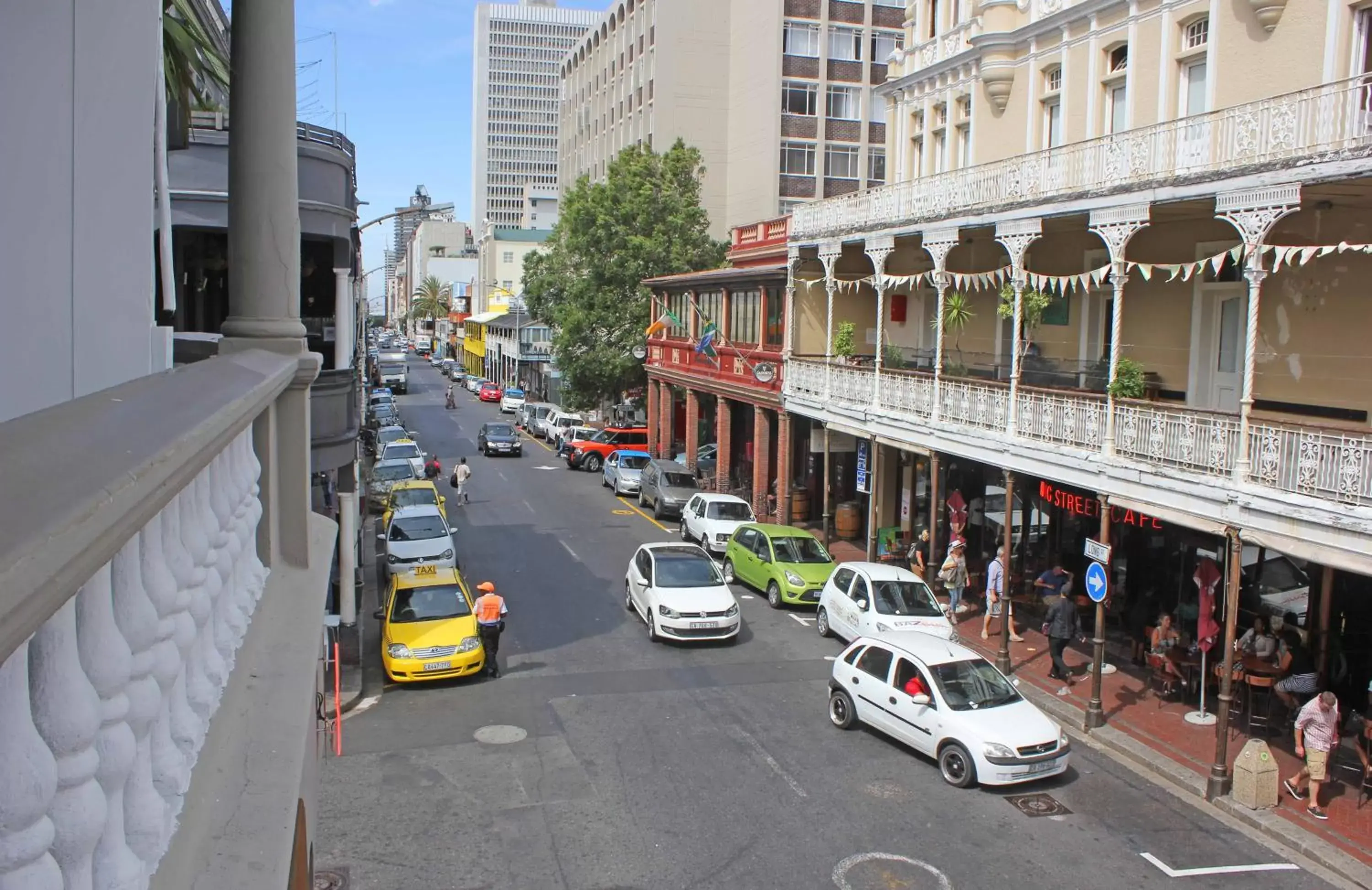 Street view in Long Street Boutique Hotel