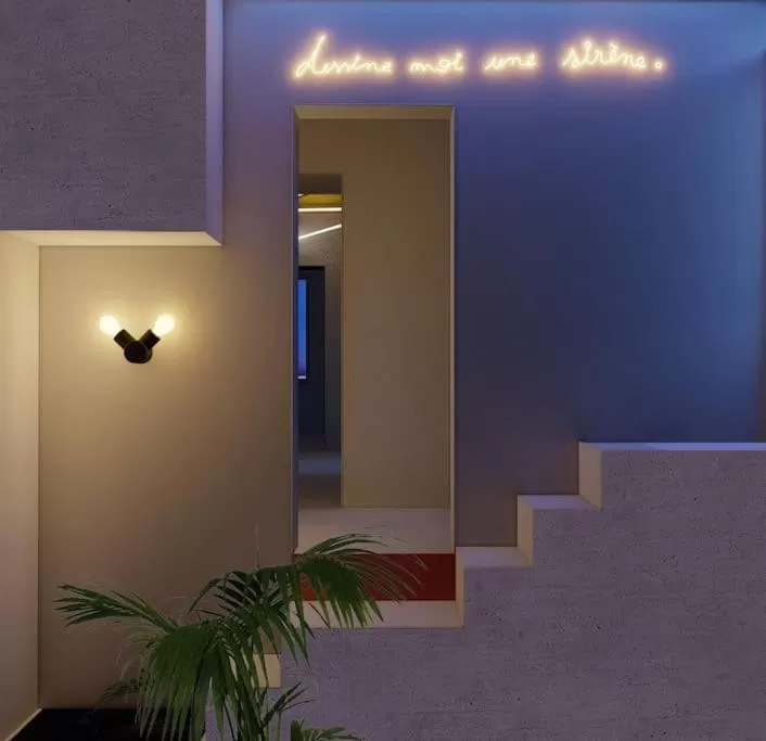 Text overlay in B&B Toledo Panoramic Rooftop with terrace