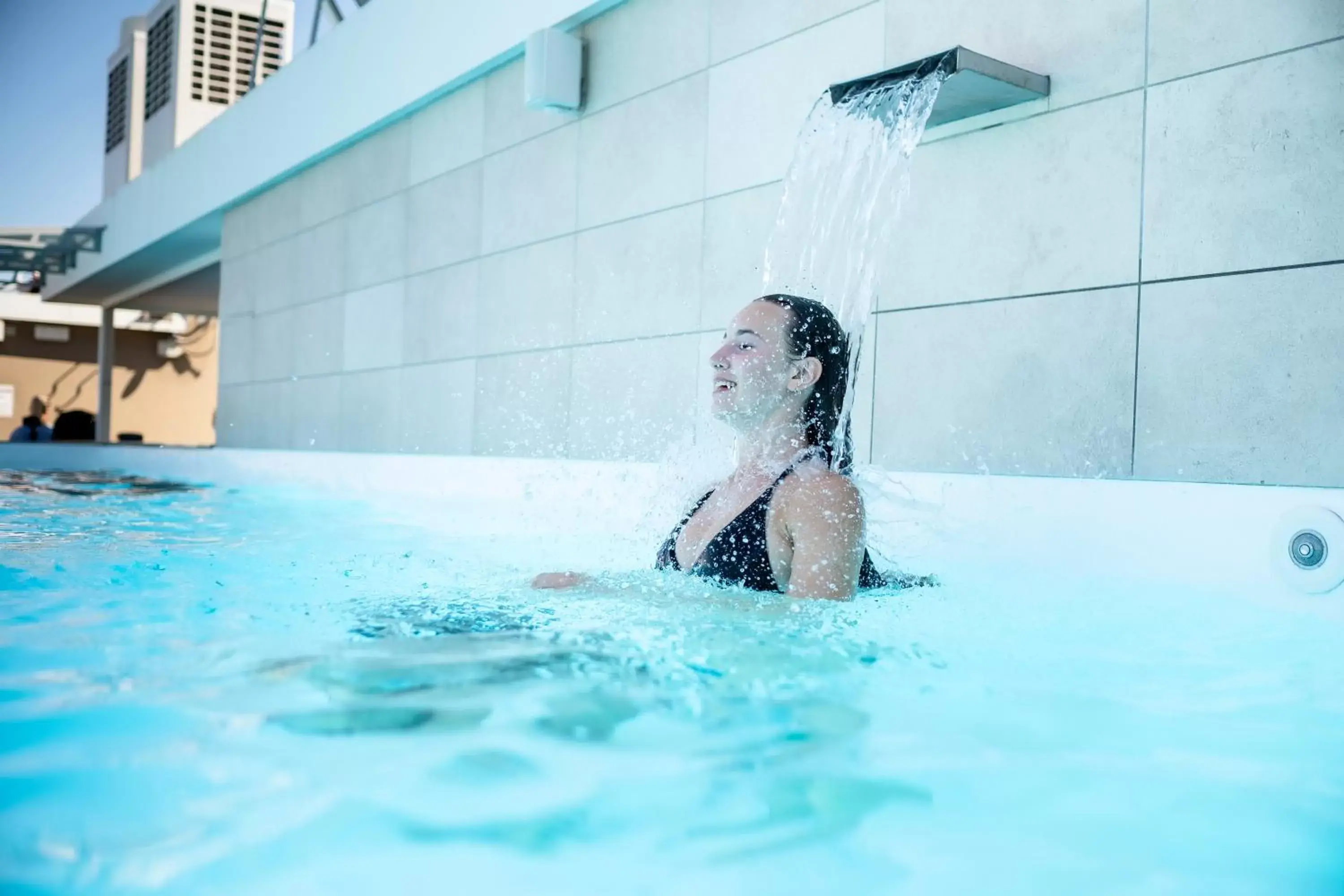 Hot Tub, Swimming Pool in Hotel Aria