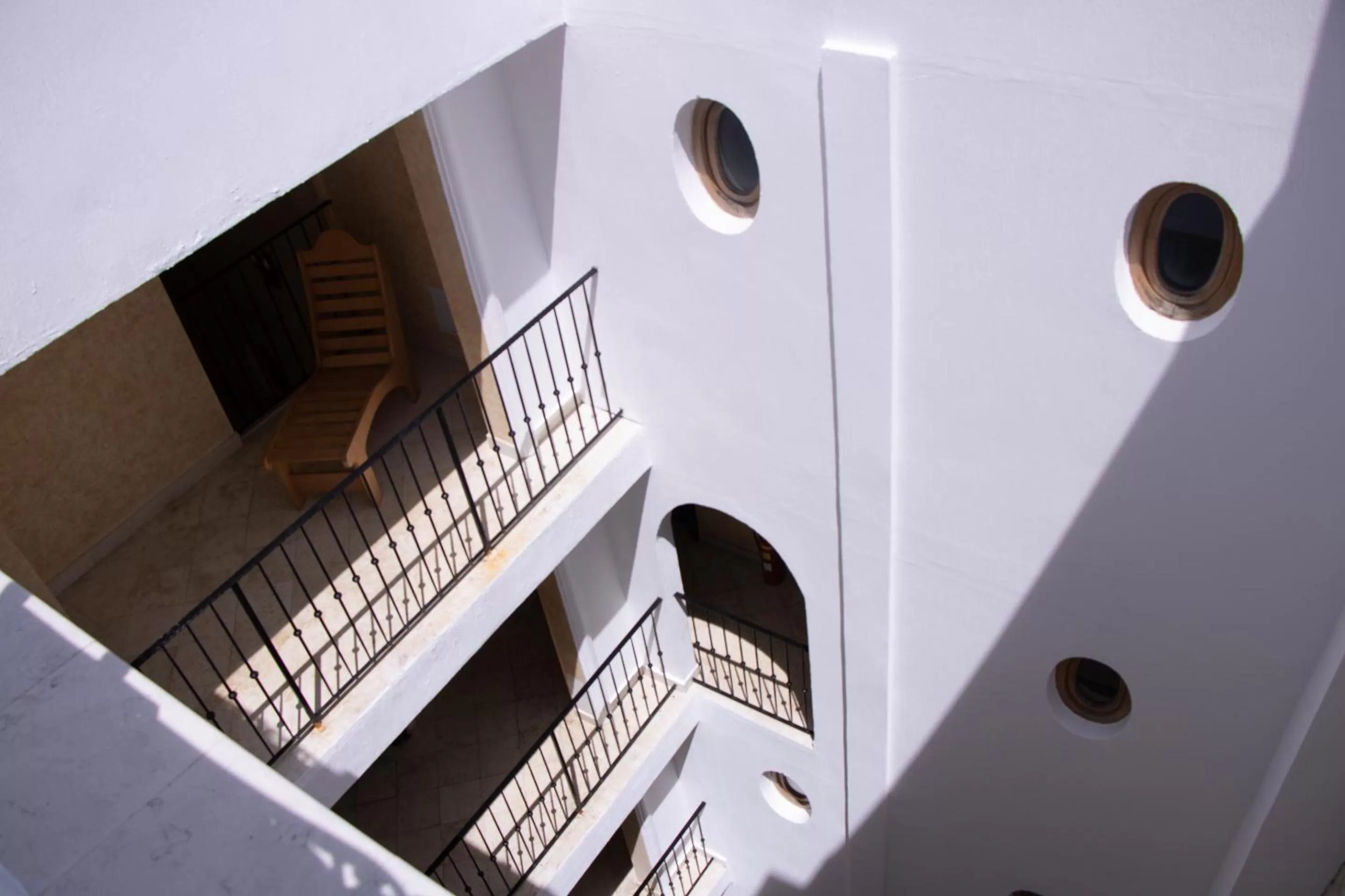 Inner courtyard view, Balcony/Terrace in Villa Palma Boutique Hotel