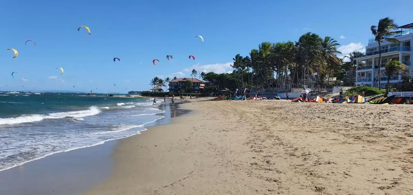 Windsurfing, Beach in Cabarete Maravilla Eco Lodge Boutique Beach Surf & Kite