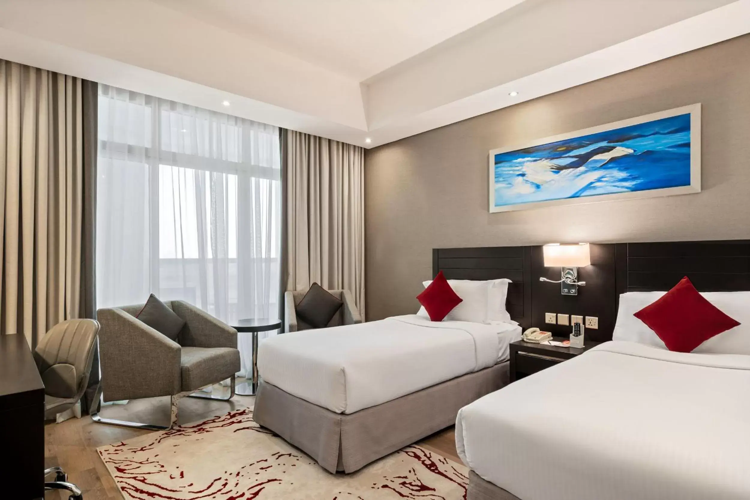 Bed in Ramada by Wyndham Dubai Barsha Heights