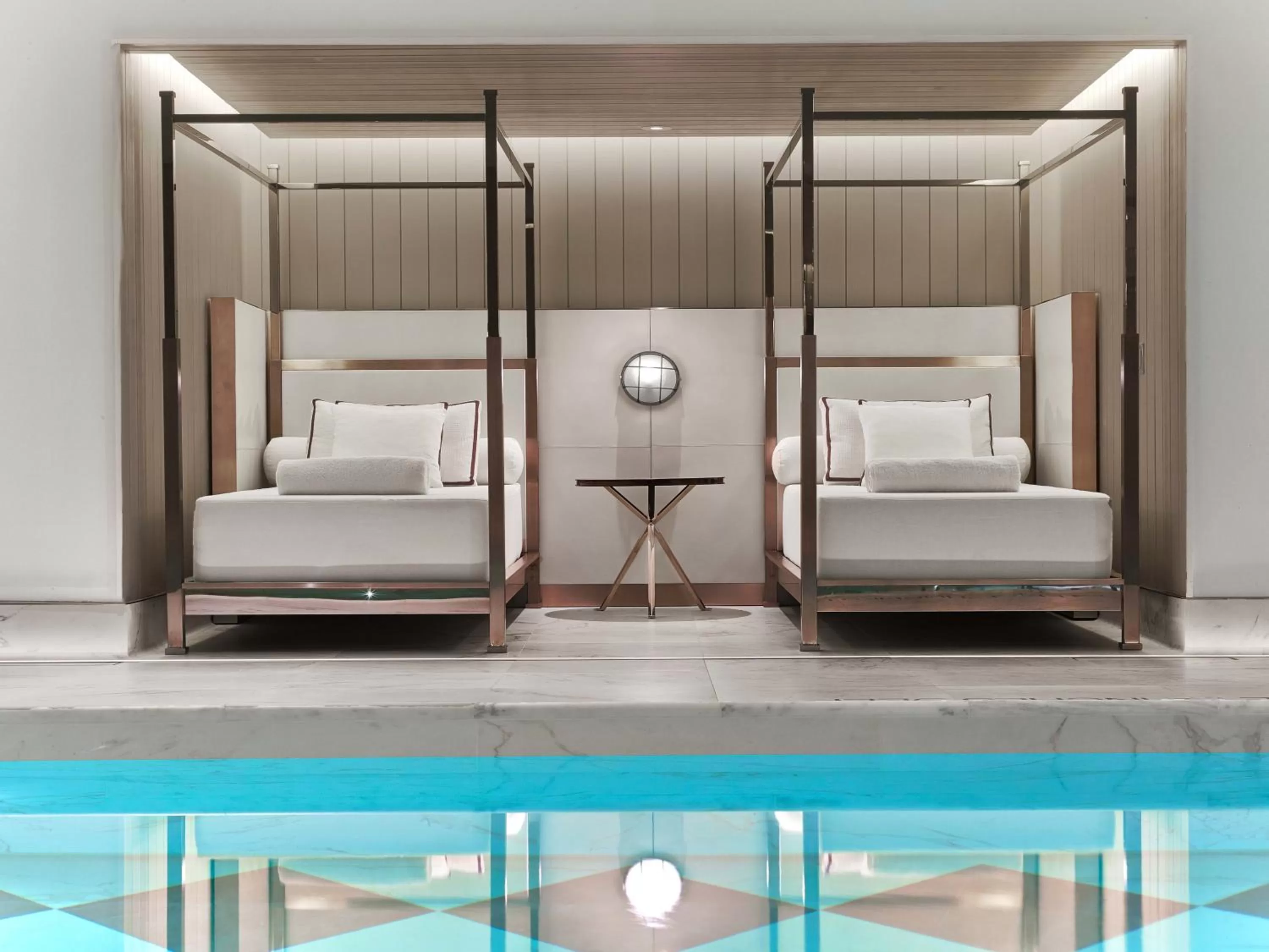 Swimming pool in Baccarat Hotel and Residences New York