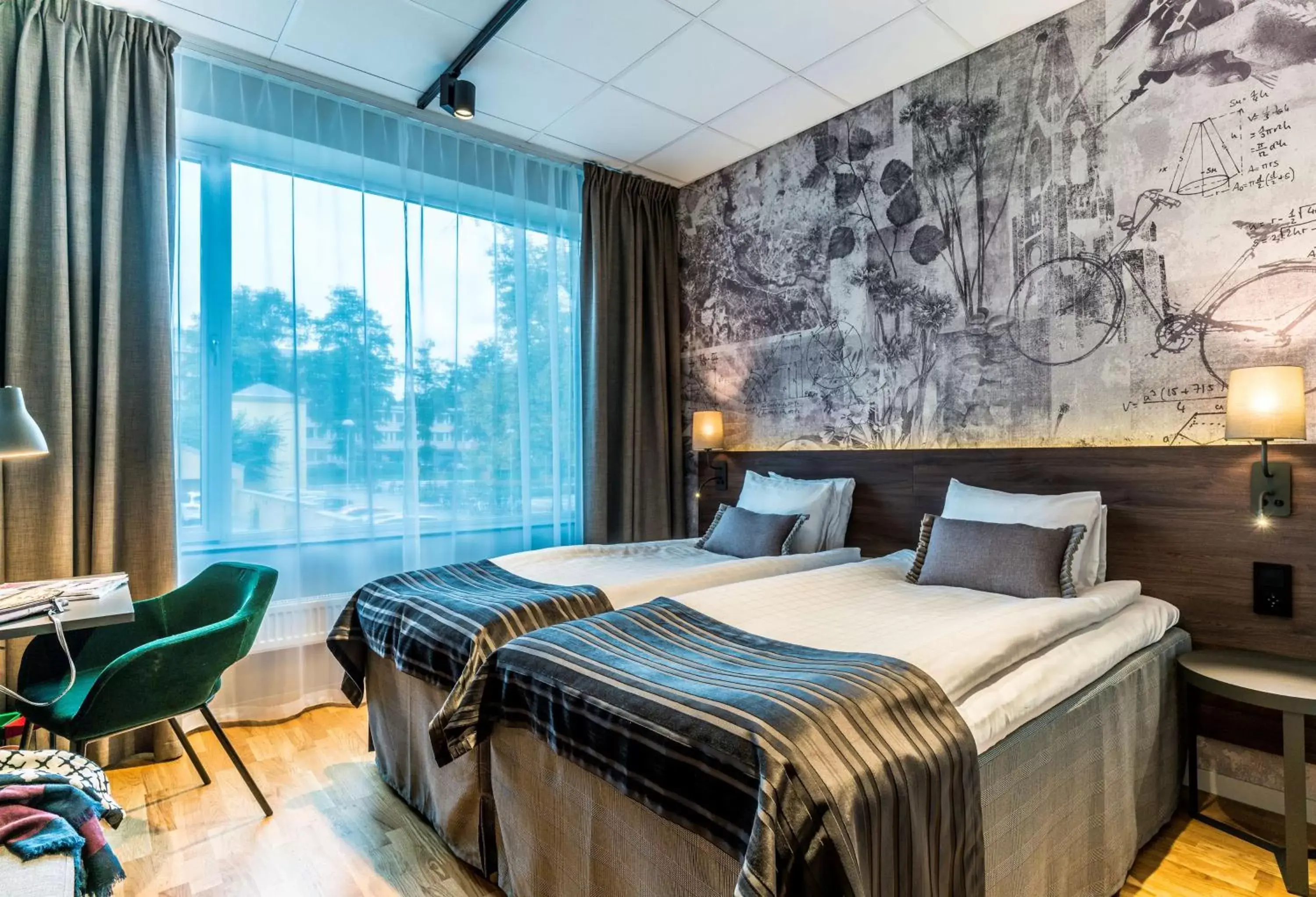 Photo of the whole room, Bed in Scandic Frimurarehotellet