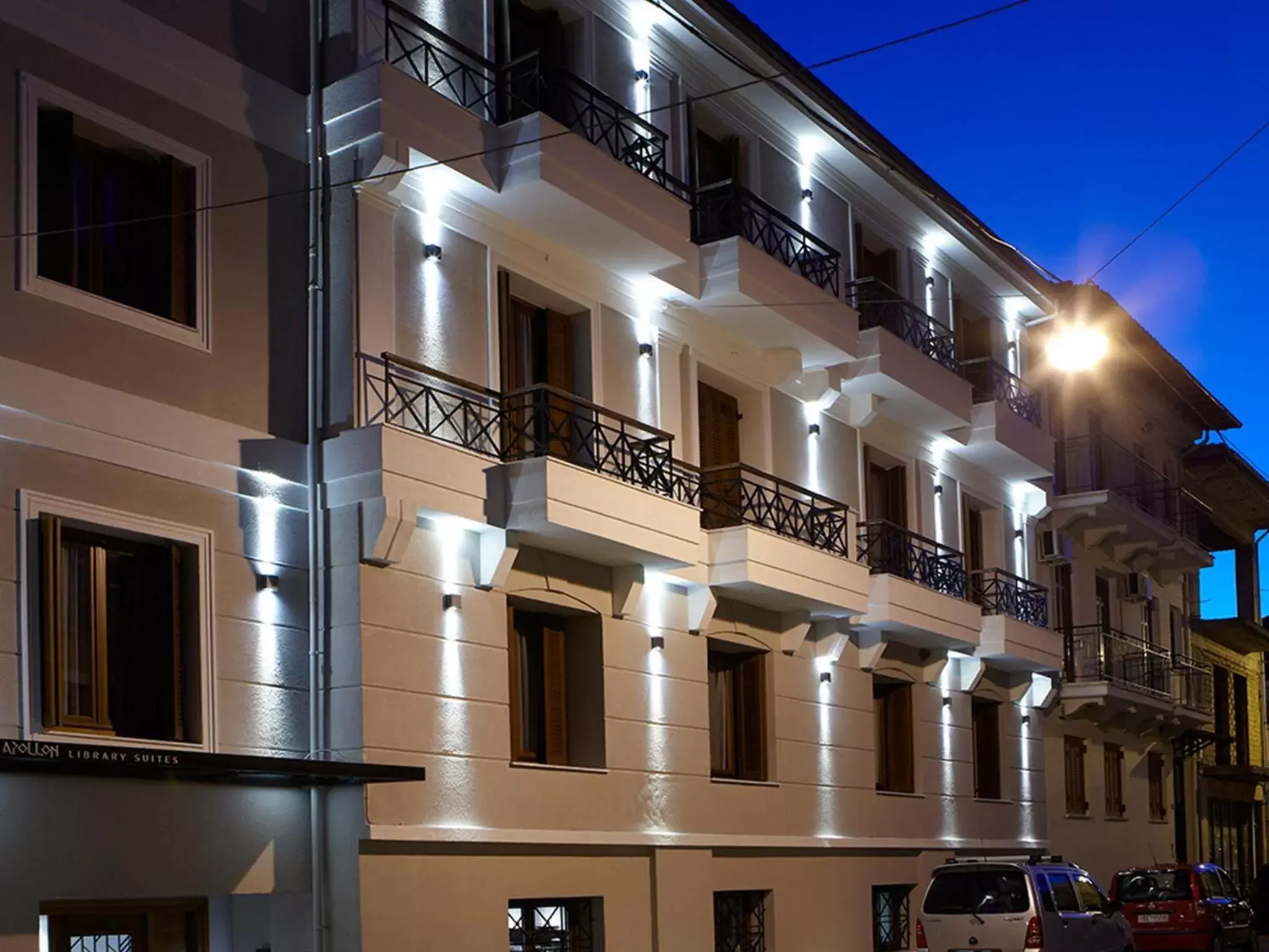 Facade/entrance, Property Building in Apollon Library Suites