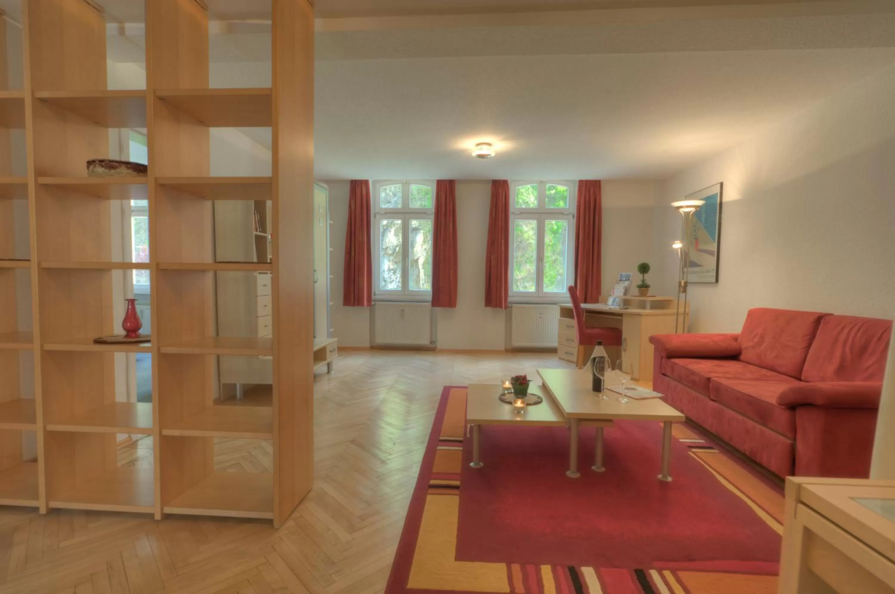 Seating area in Hotel Lahnschleife