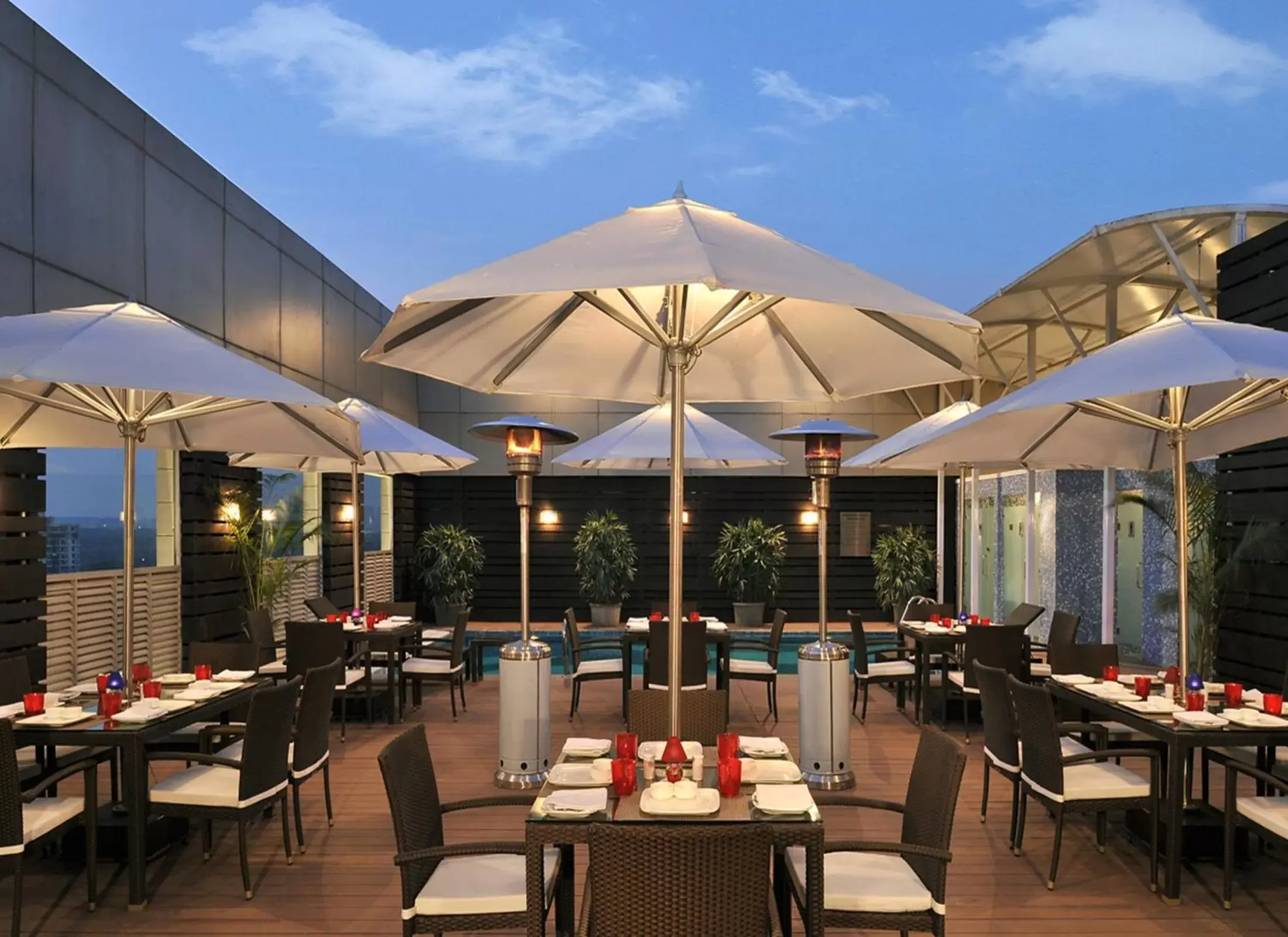 Swimming pool, Restaurant/Places to Eat in Park Plaza Faridabad