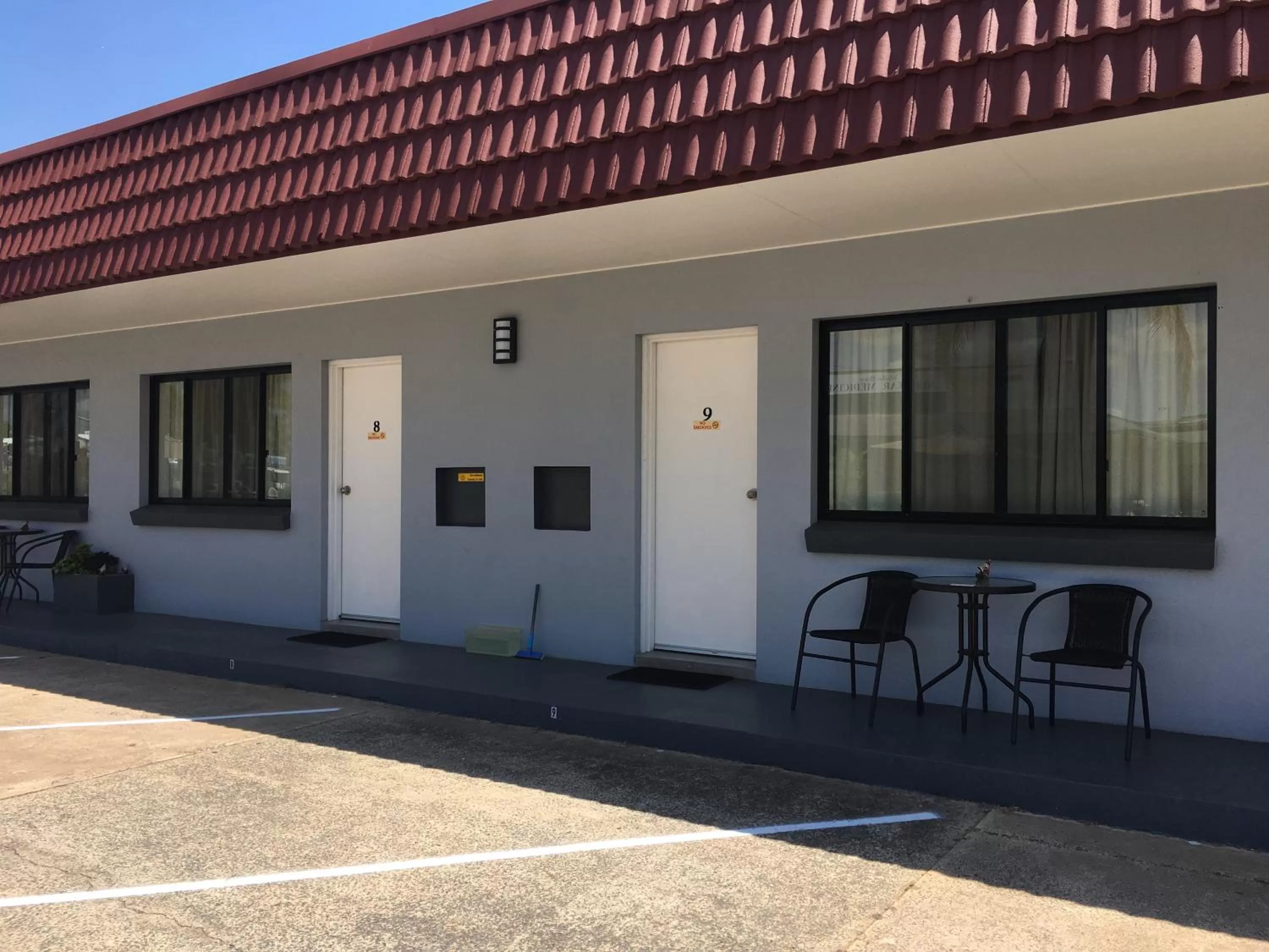 Facade/entrance in Main Street Motel