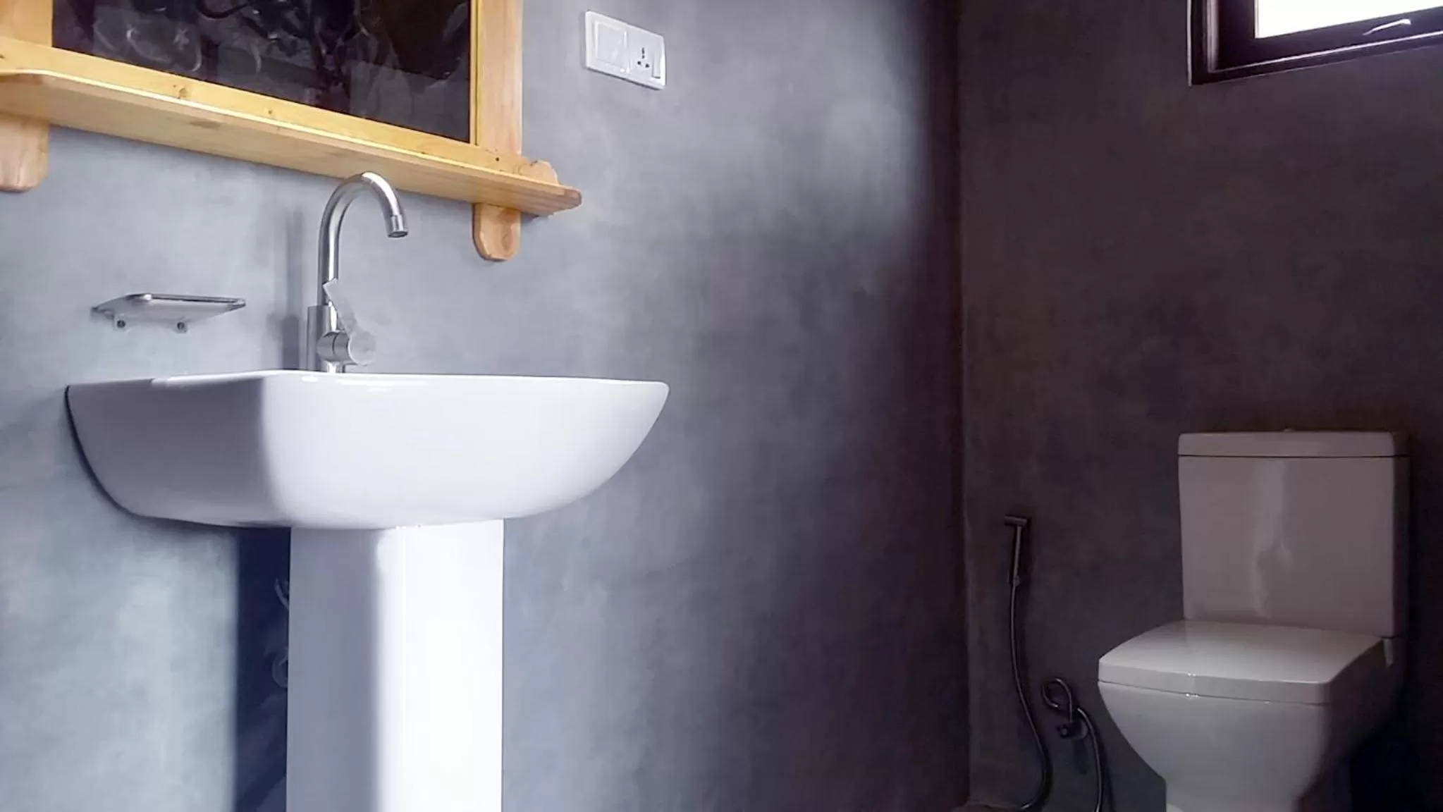 Bathroom in Saffron Eco Cottage