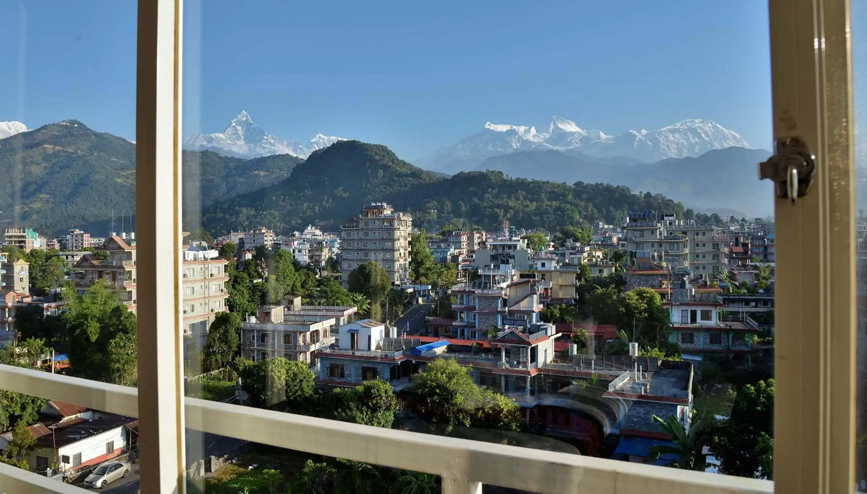 Mountain view, Balcony/Terrace in Hotel City Inn - Mountain View