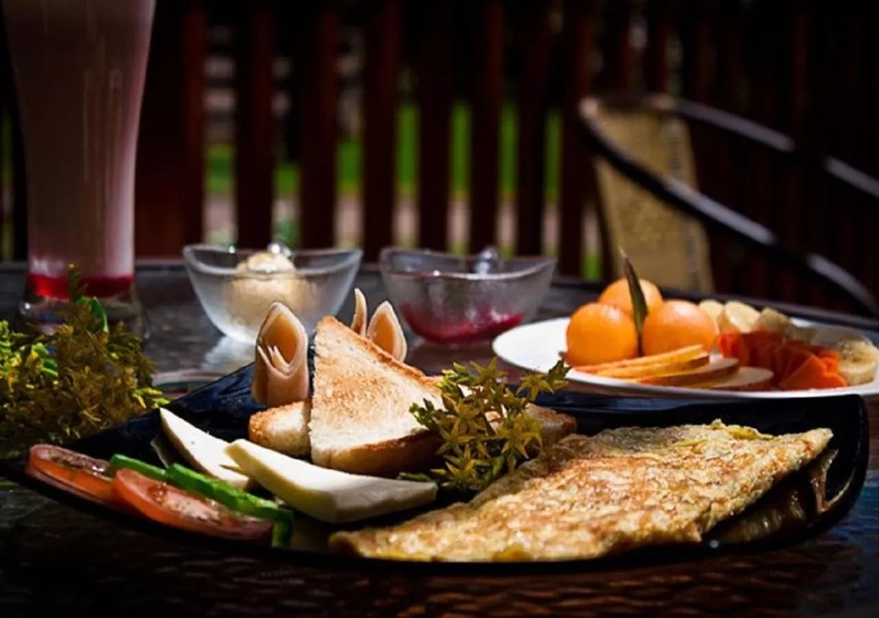 Breakfast in Hosteria Papagayo Cotopaxi