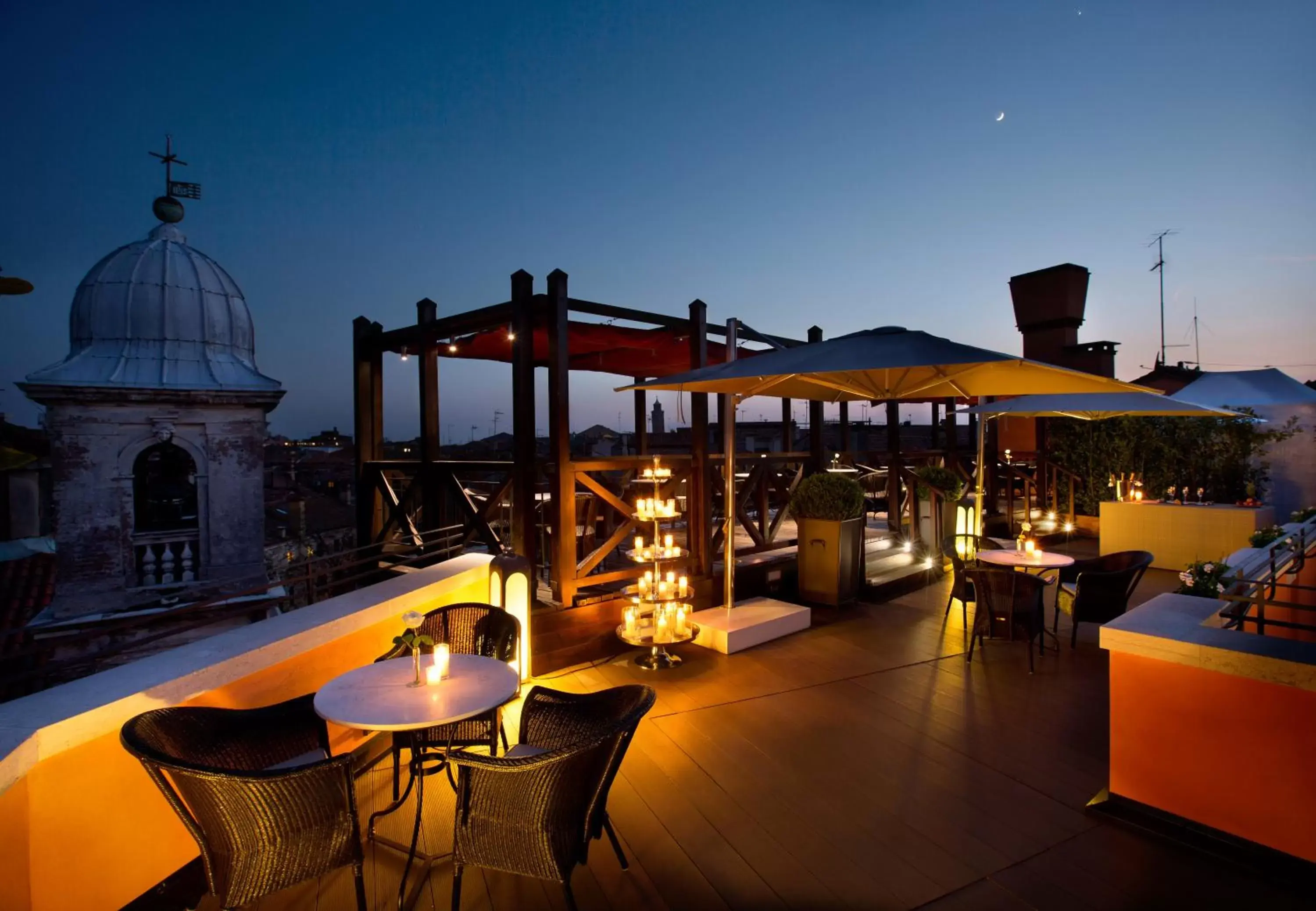 Balcony/Terrace, Restaurant/Places to Eat in Splendid Venice - Starhotels Collezione