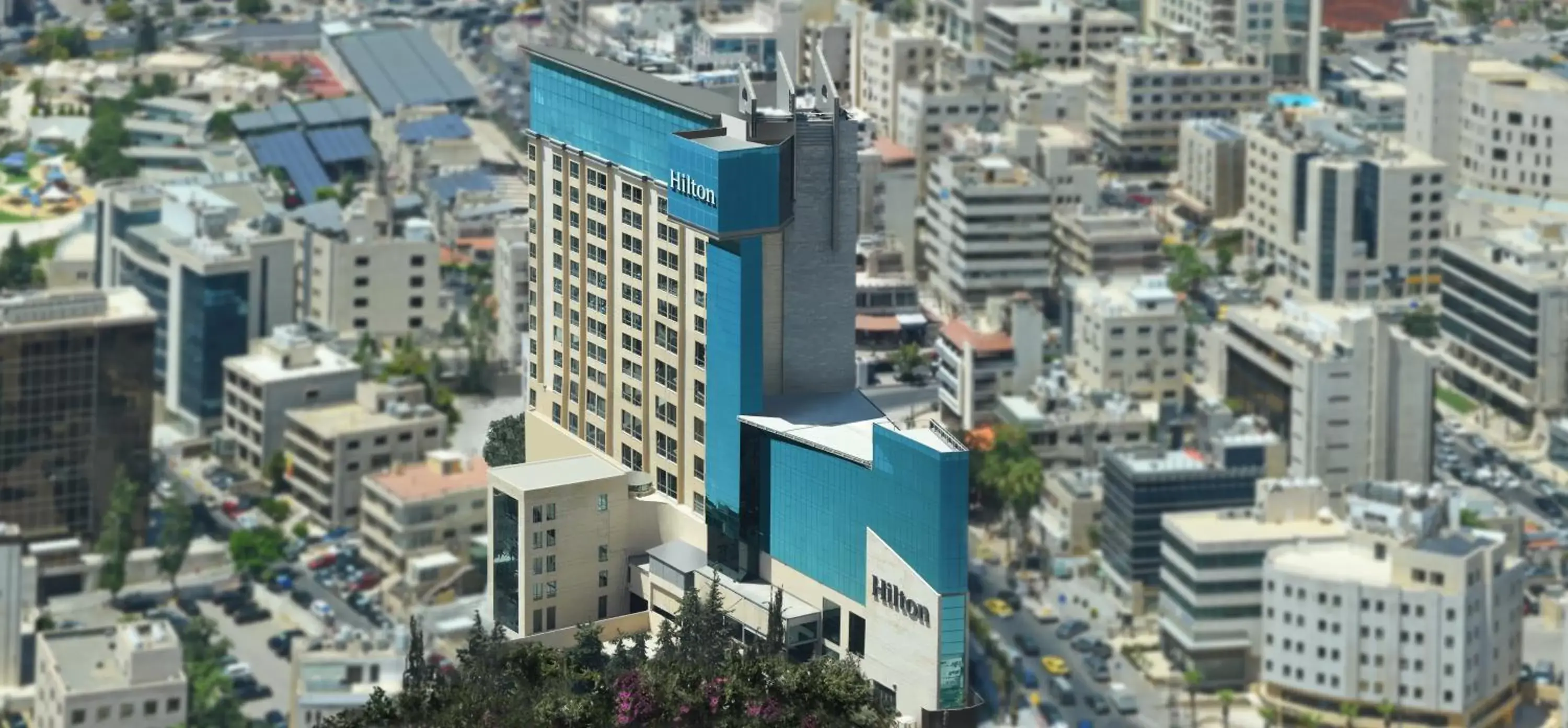 Property building, Bird's-eye View in Hilton Amman