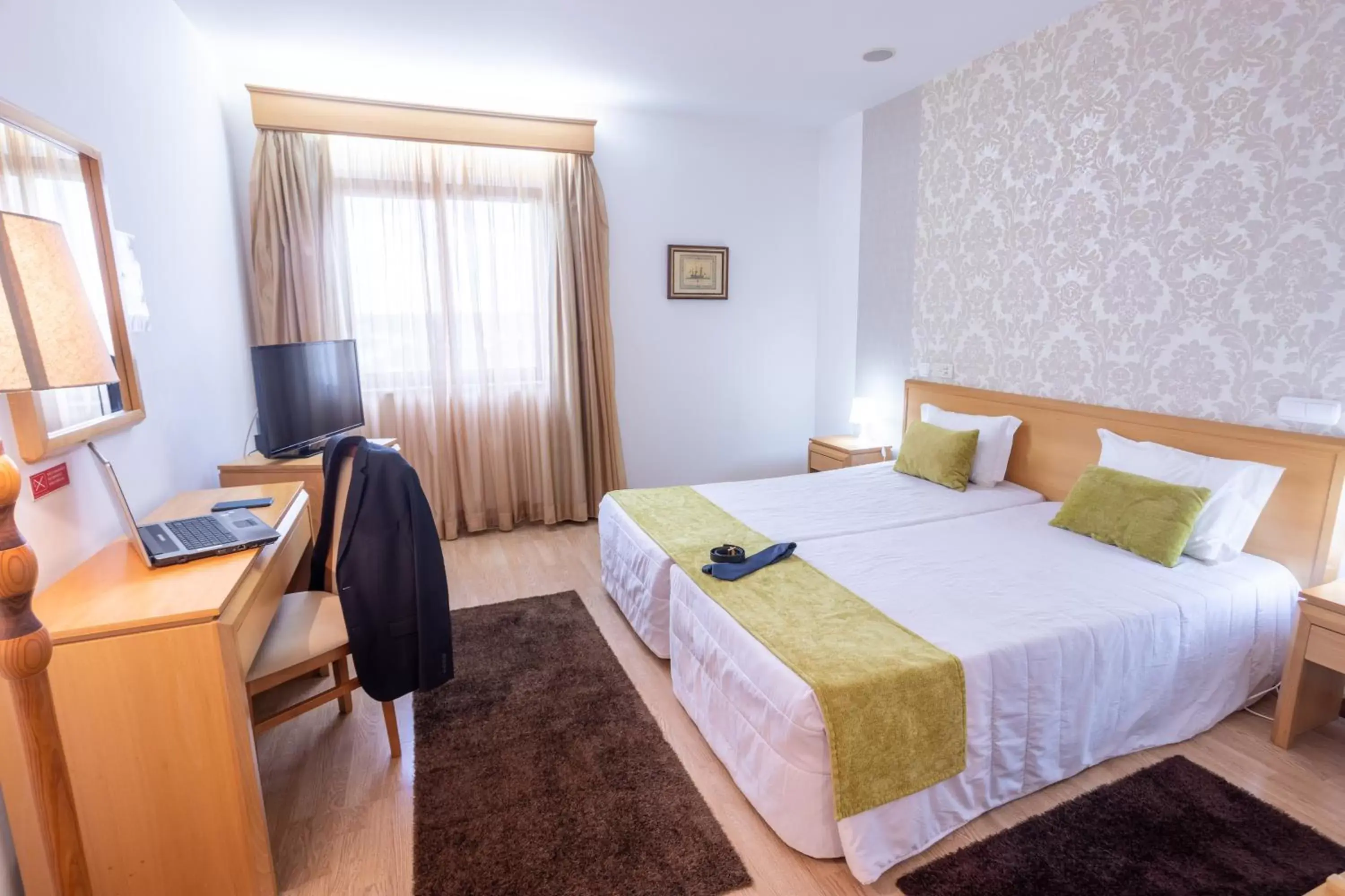 Bed in Hotel Eurosol Alcanena Bed in Hotel Eurosol Alcanena