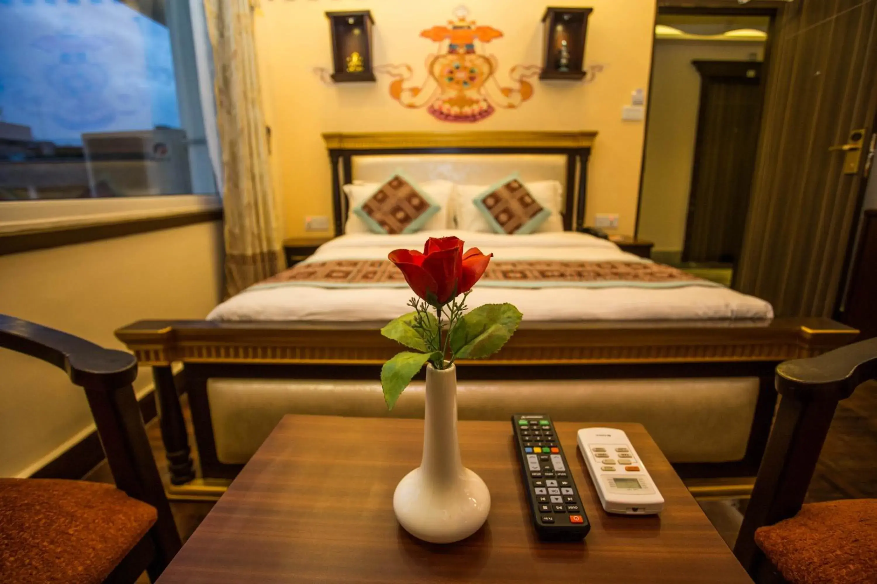 Bed, Room Photo in Hotel Encounter Nepal