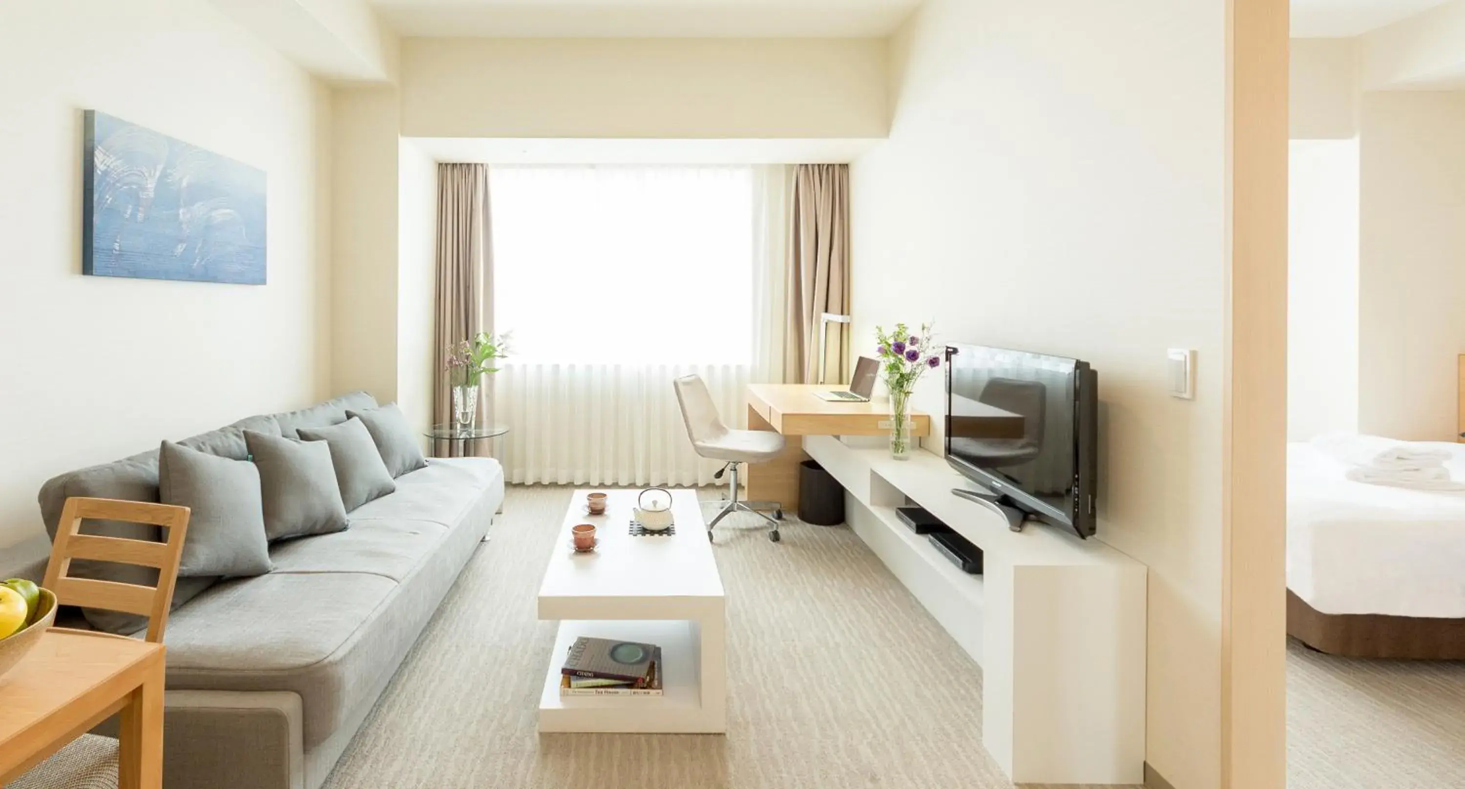 Living room, Seating Area in Fraser Residence Nankai Osaka