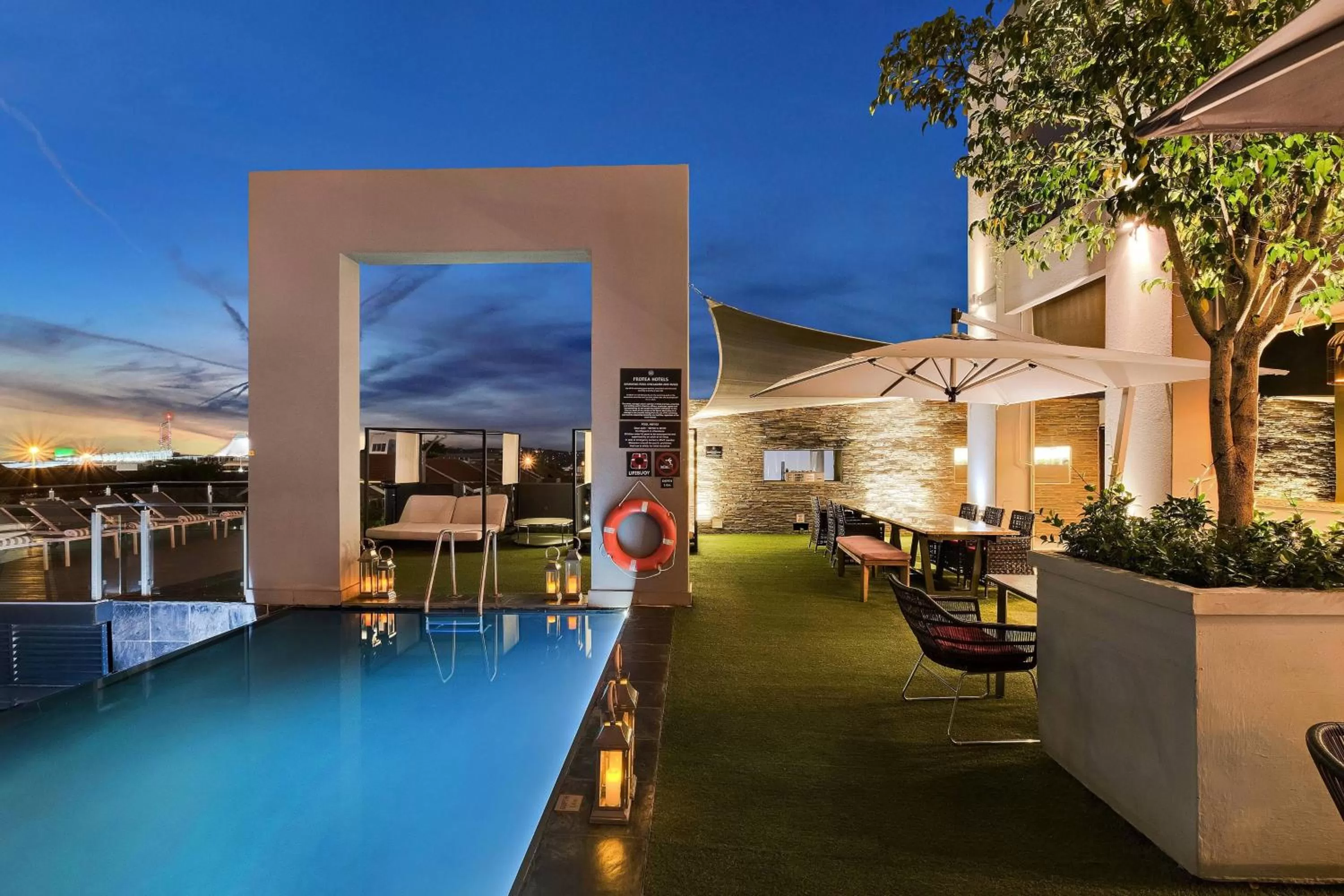 Swimming pool in Protea Hotel Fire & Ice! by Marriott Pretoria Menlyn