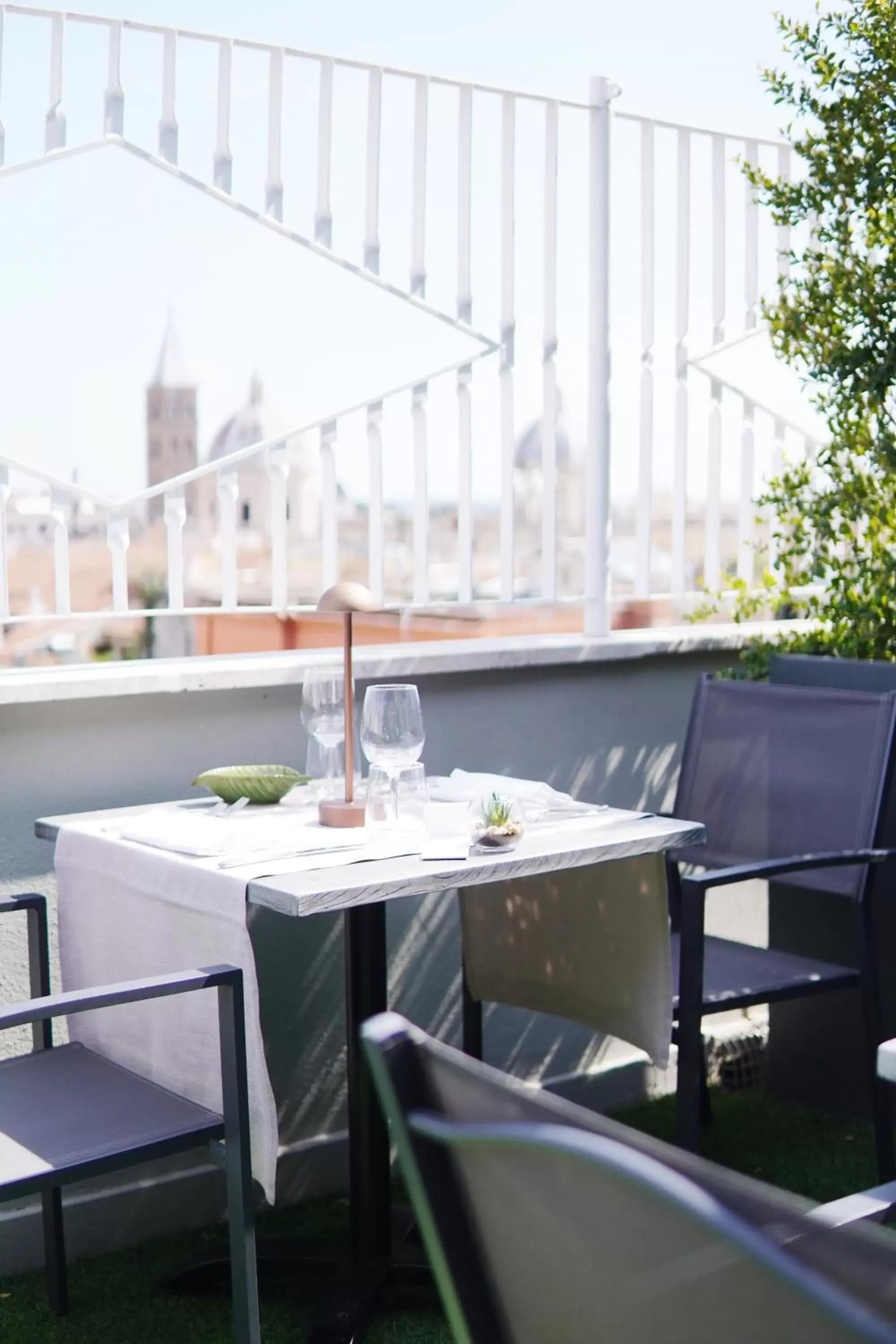 Balcony/Terrace, Restaurant/Places to Eat in Best Western Plus Hotel Universo