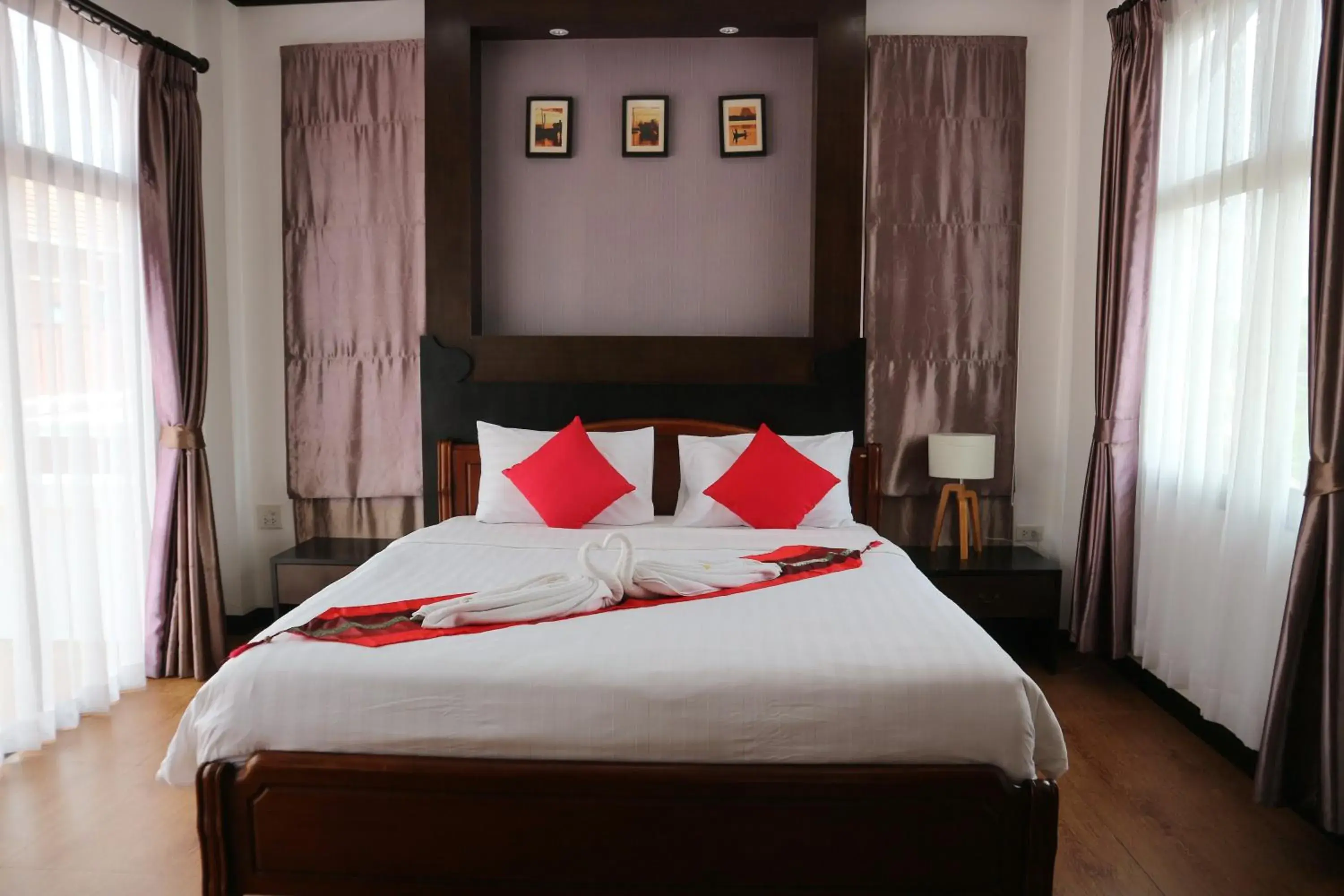 Bed in The Best Aonang Villas