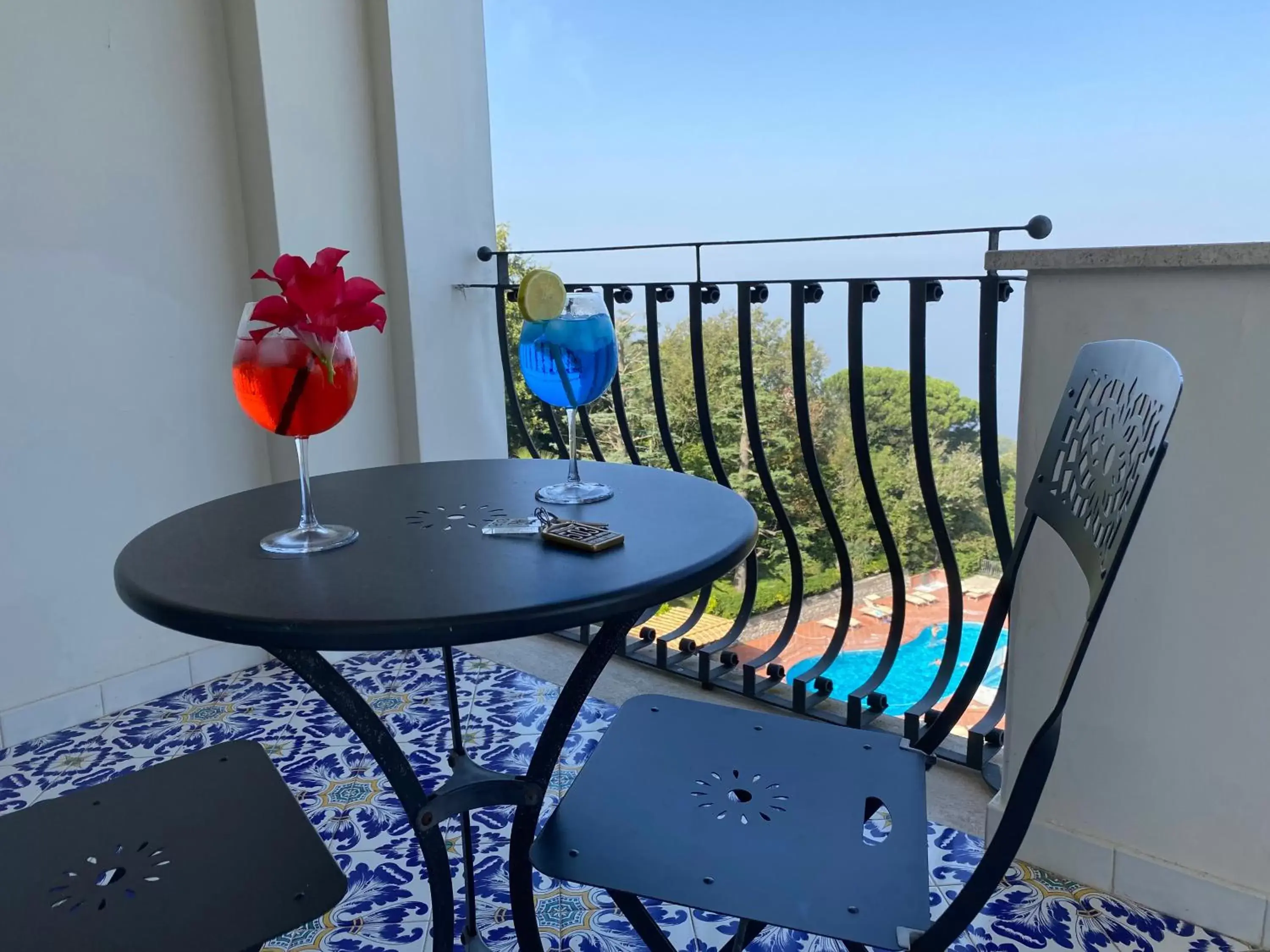 Balcony/Terrace in Grand Hotel Hermitage