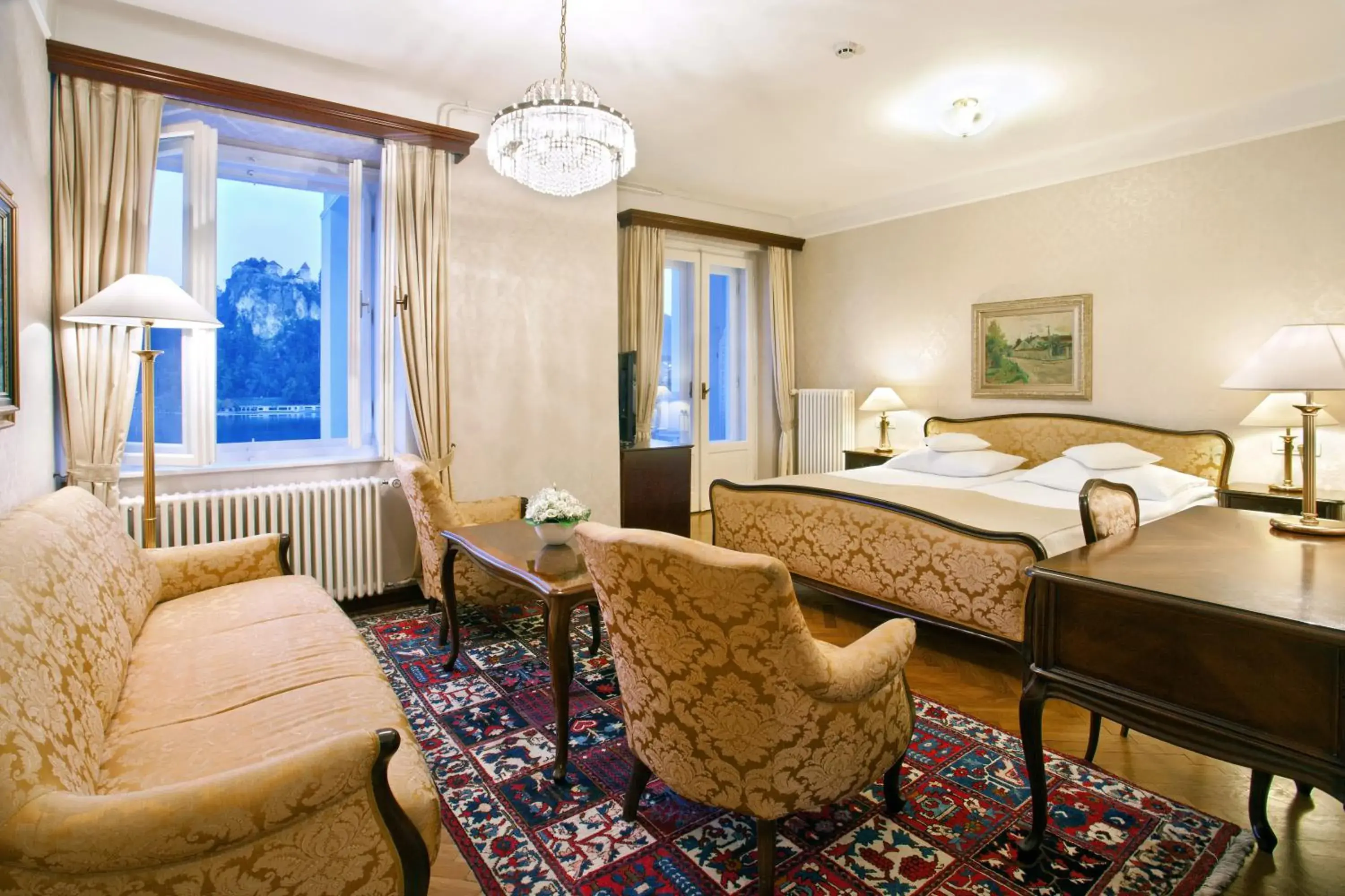 Bedroom in Grand Hotel Toplice - Small Luxury Hotels of the World