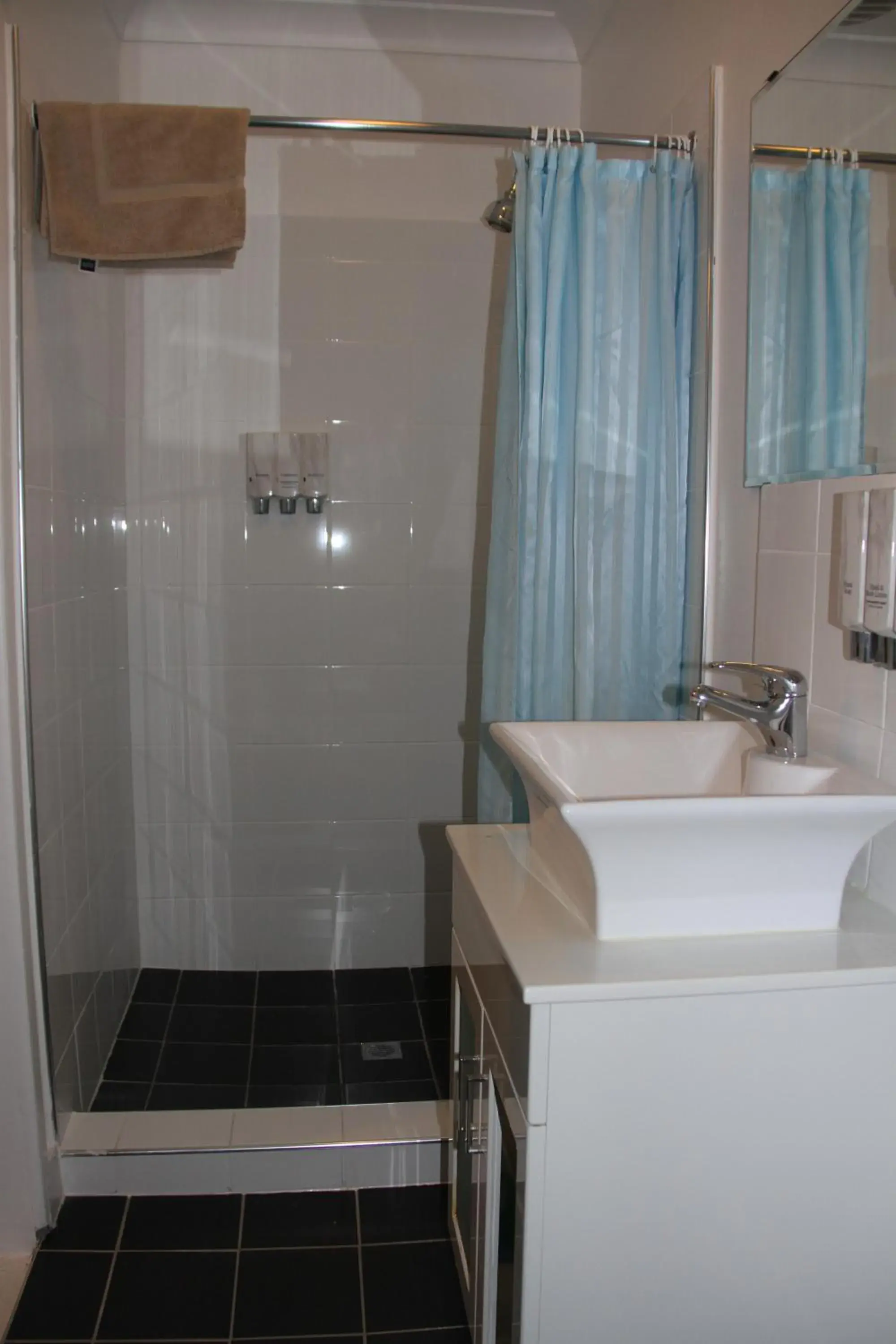 Shower, Bathroom in Alpine Heritage Motel